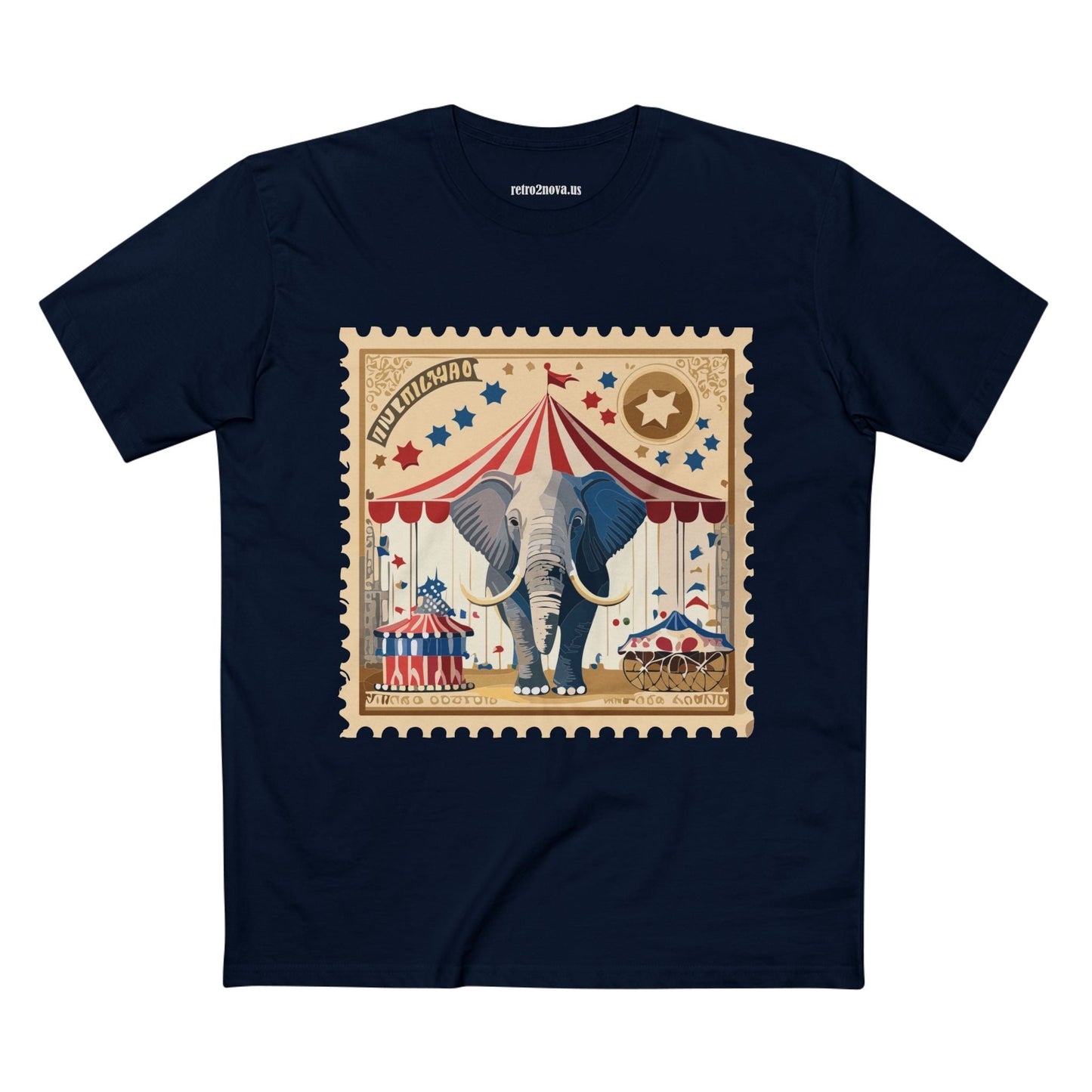 Stamp Shirt Postage Stamp Tee Unisex Premium Cotton Original Art Design From Retro2Nova PS 50