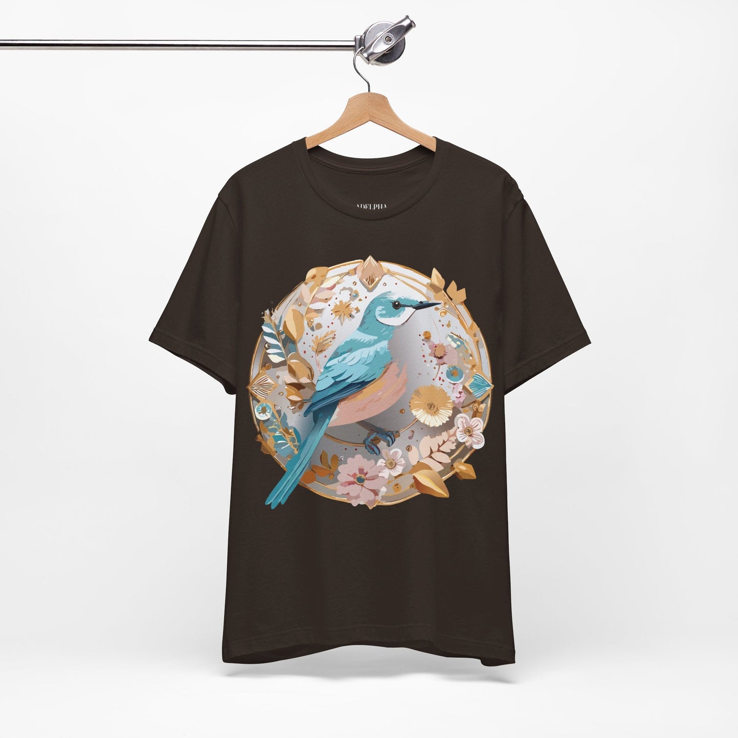 Adelpha Graphic T Shirt Unisex Jersey Short Sleeve Medallion Artwork Vintage Inspired Tee
