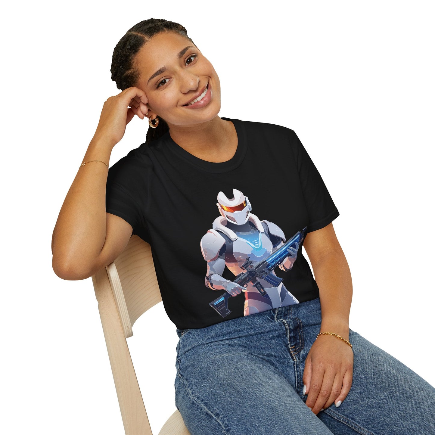Robocop Graphic Unisex Cotton With Cyber Man Artwork Tee 7