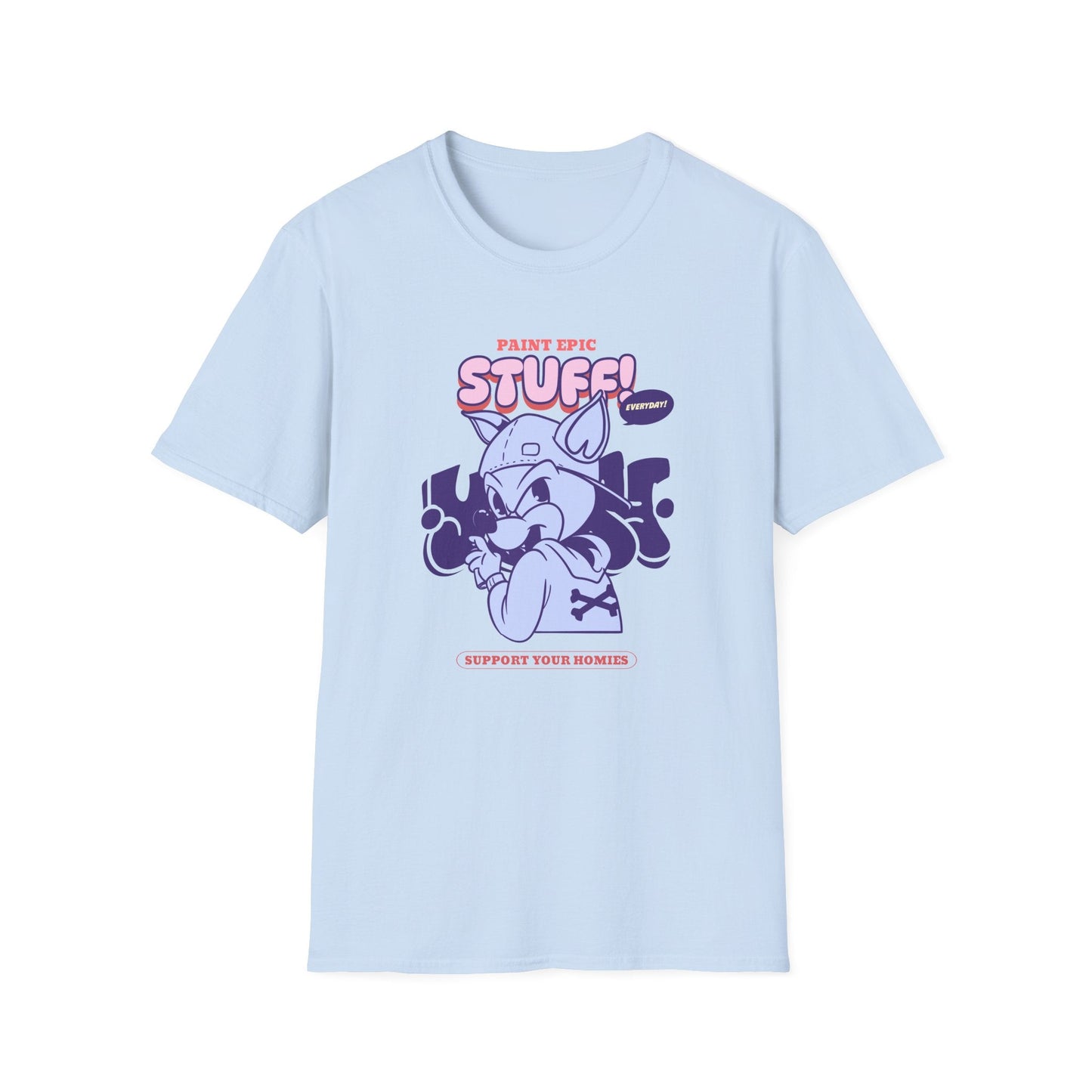 Funny Animals Shirts Unisex Graphic Tee Soft Cotton Gildan Softstyle 64000 Comfortable Everyday Wear