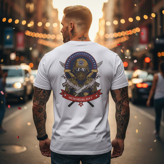 Memorial Day Graphic Tee Unisex 100 Cotton Comfort Colors T-Shirt