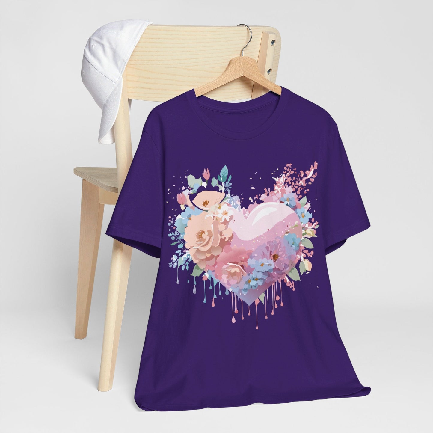 Adelpha Unisex Graphic Tee Valentine Shirts Vintage Inspired Artwork Short Sleeve Jersey