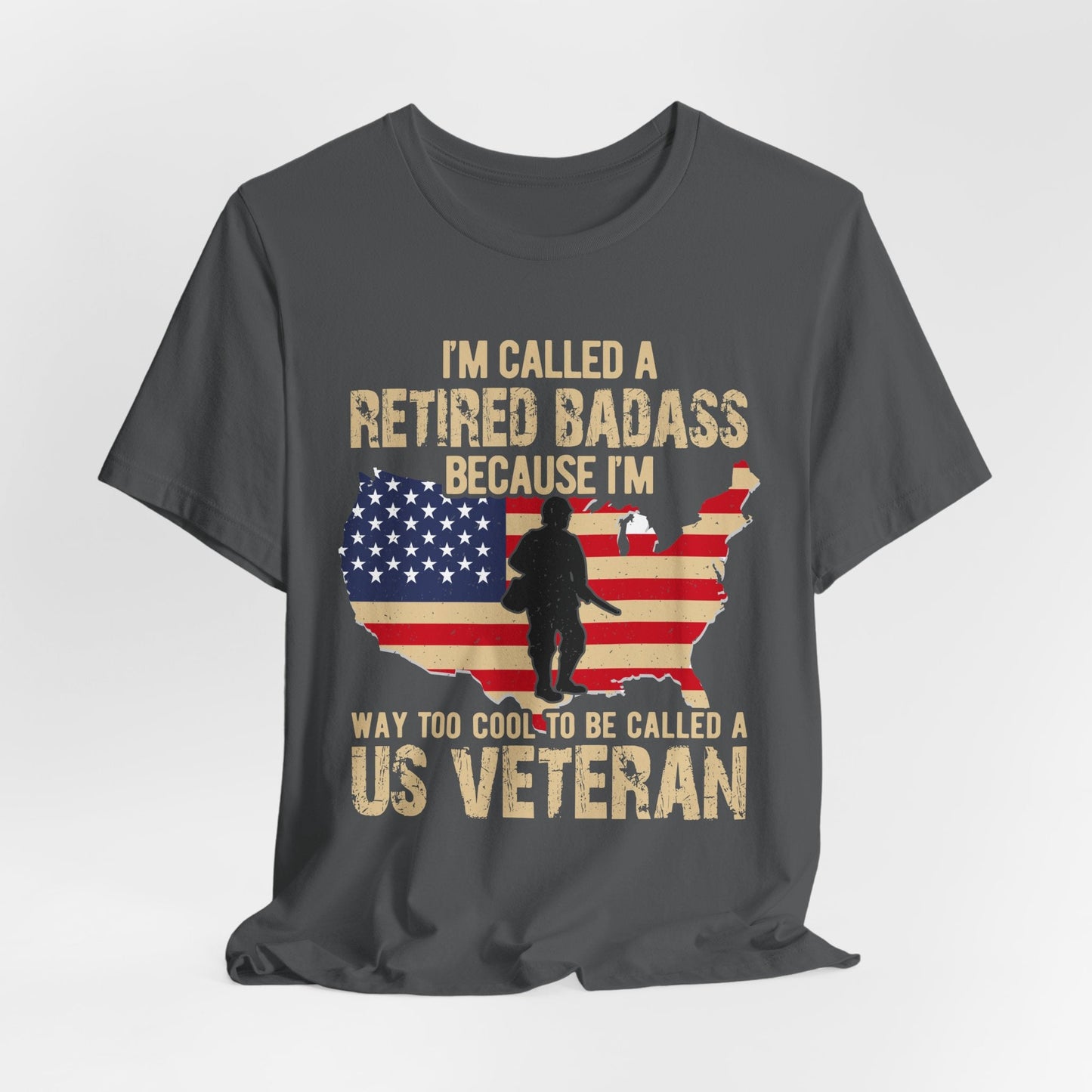 Army Veteran Patriotic Graphic Design Unisex Cotton T-Shirt v22