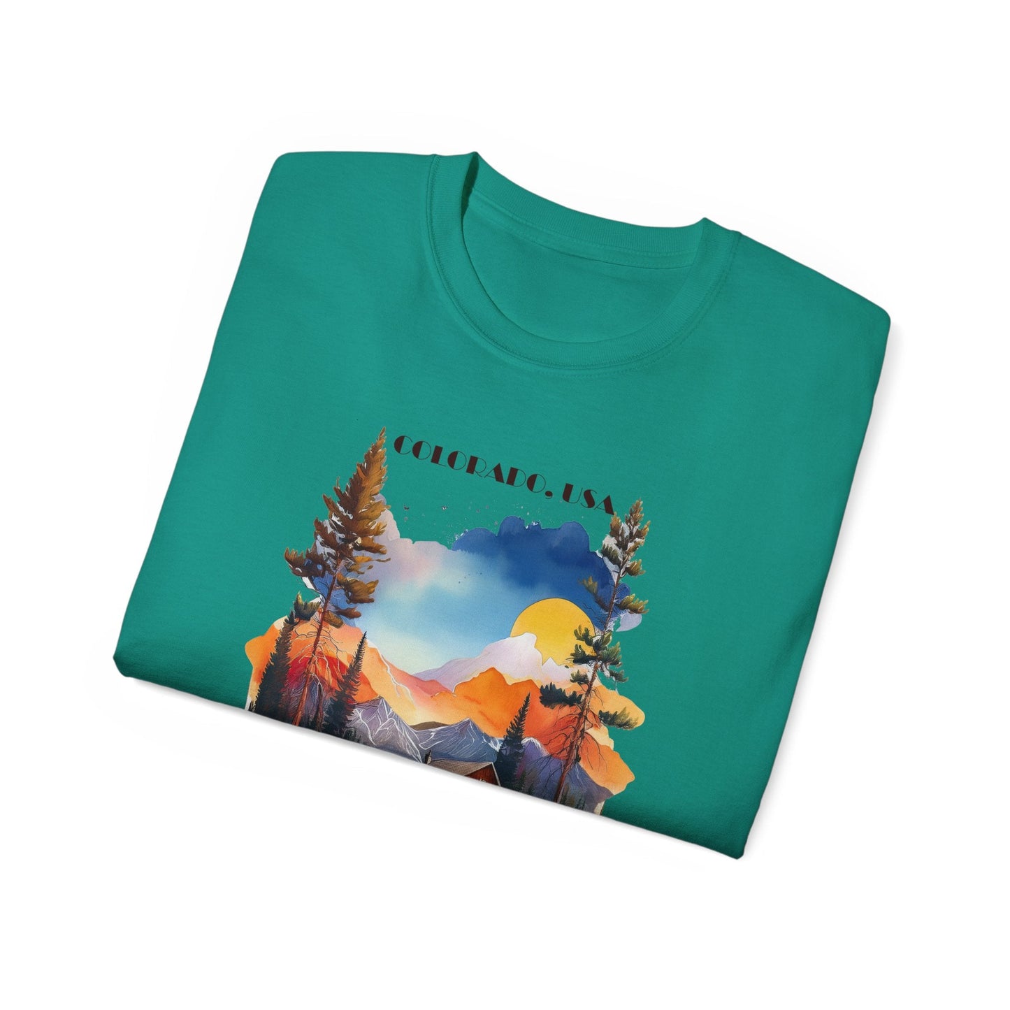 Colorado Graphic Unisex Cotton T‑Shirt 2