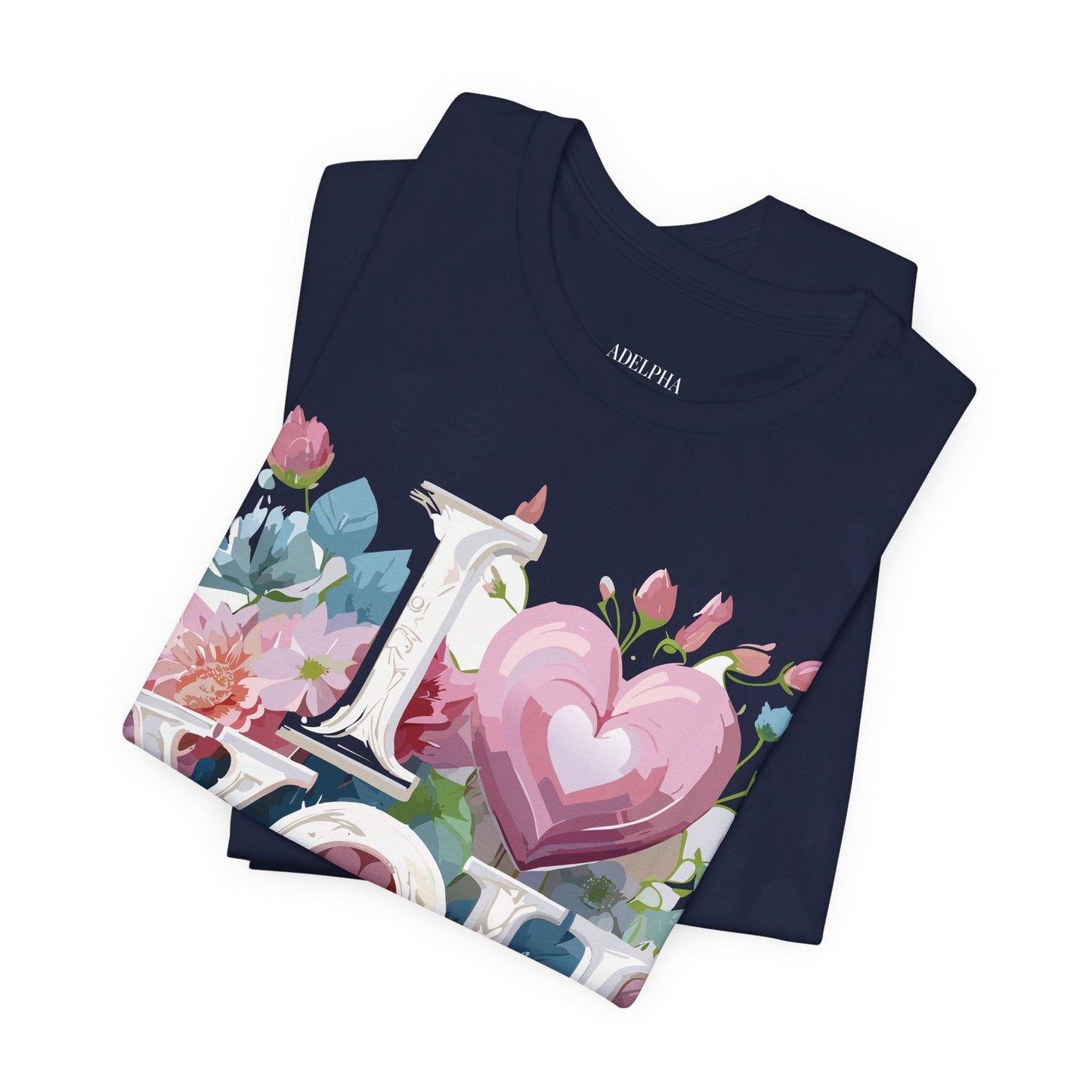 Valentine Graphic Tee Unisex Jersey Short Sleeve Vintage Inspired Art Design Adelpha