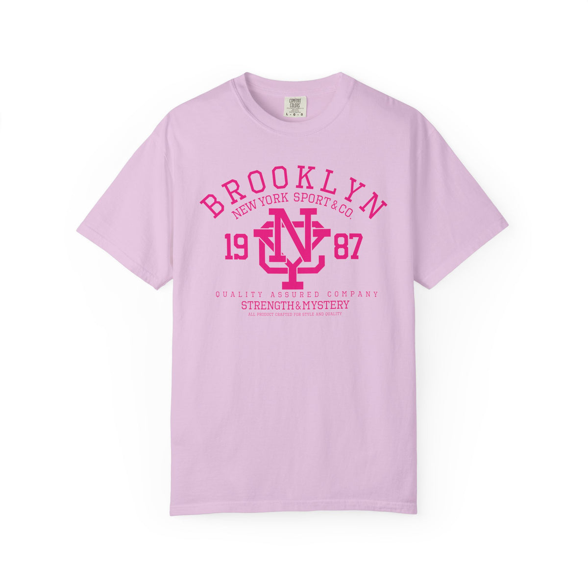 Brooklyn 1987 Athletic Logo Unisex Comfort Colors Garment-Dyed Heavyweight 100 Cotton Art Design T-Shirt w11