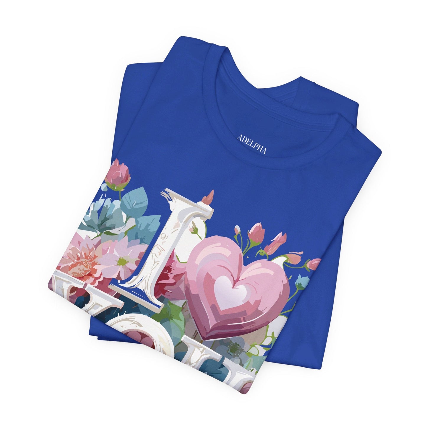 Valentine Graphic Tee Unisex Jersey Short Sleeve Vintage Inspired Art Design Adelpha
