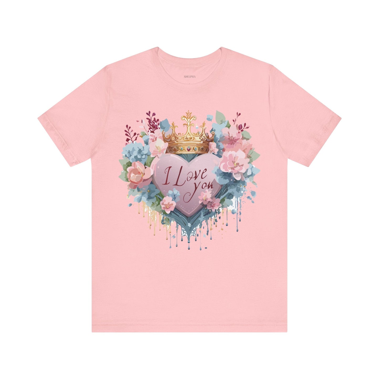 Valentine Graphic Tee Unisex Jersey Short Sleeve Vintage Inspired Art Design By Adelpha
