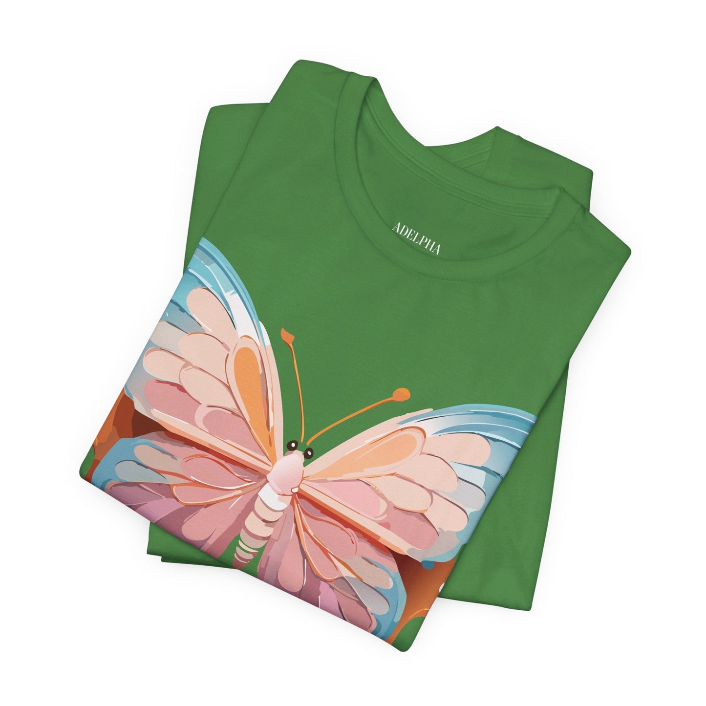 Butterfly Graphic Unisex 100 Cotton Lightweight Vintage Design Jersey Tee 86