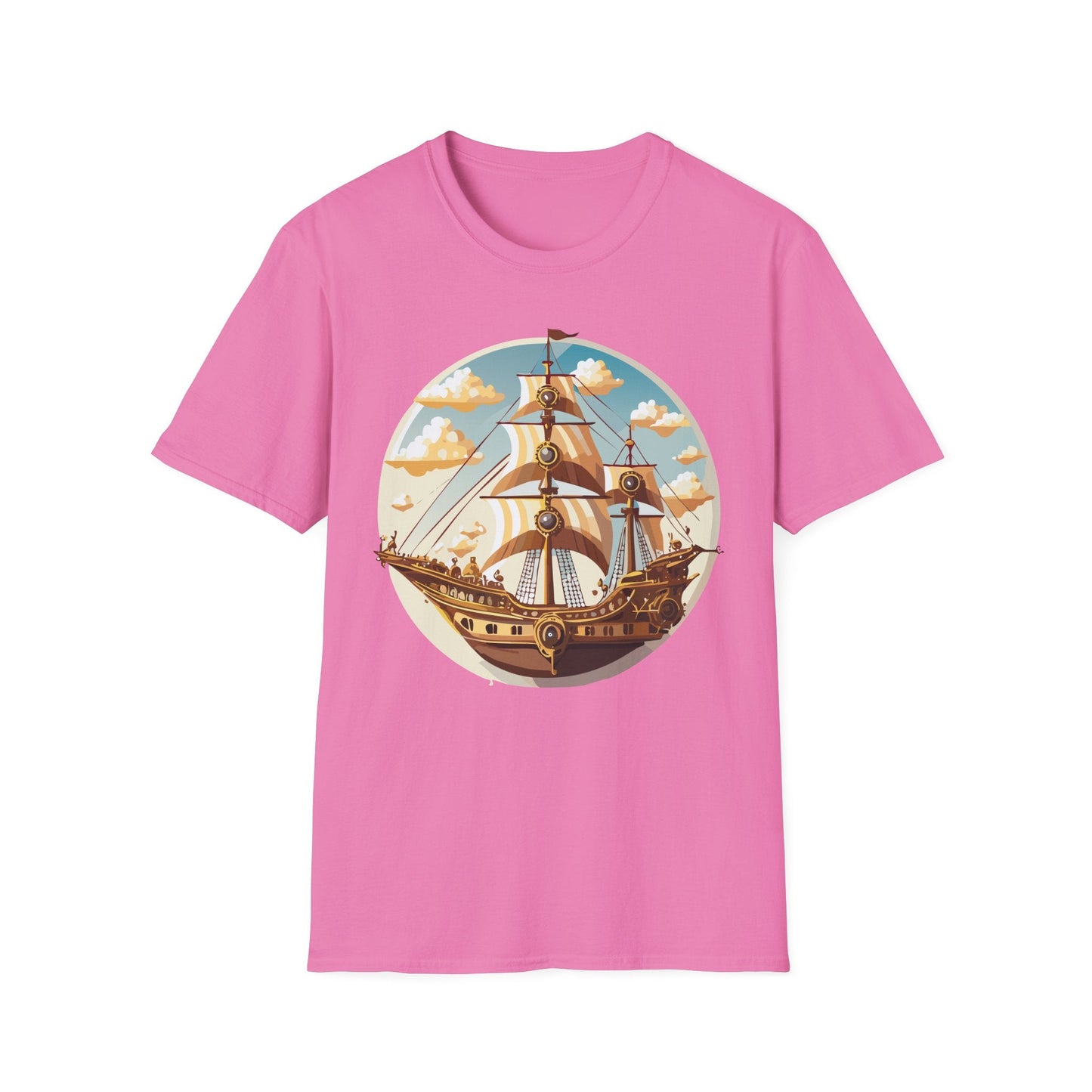 Ship T Shirt Frigate T Shirt Vessel Tee Gildan Softstyle 64000 Unisex Cotton Comfort
