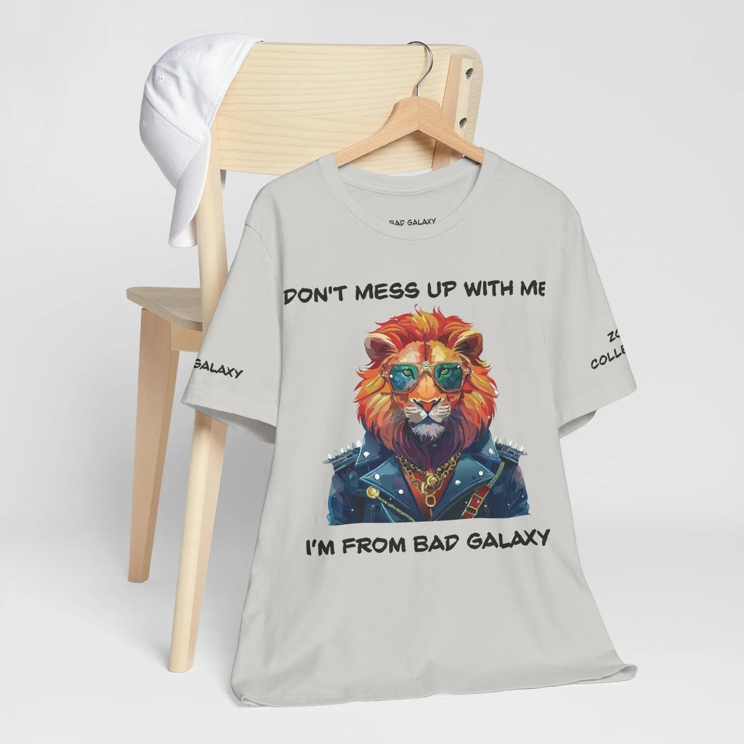 Bad Galaxy Animal T Shirt Made To Order 100 Percent Cotton Tee With Eco Friendly Inks Designed In US