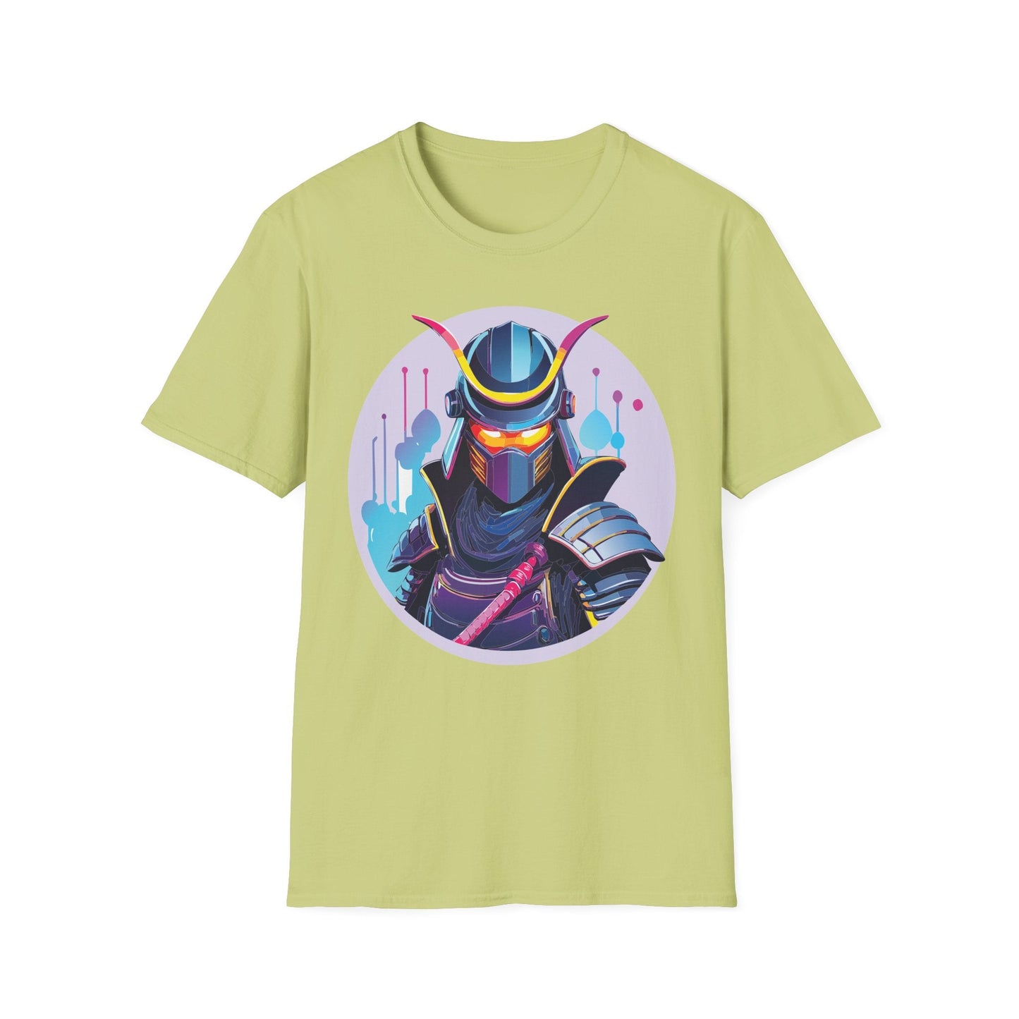 Unisex Samurai Shirt Gildan Softstyle Tee Hundred Percent Ring Spun Cotton Comfort