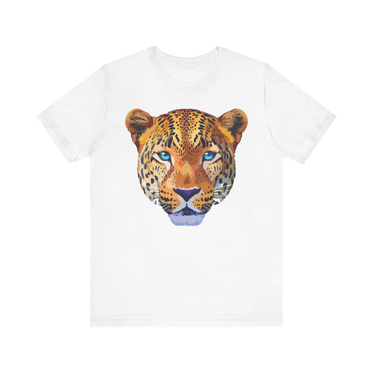 Unisex Animal Print Tee Shirt With Art Design Wild Animals Graphic Tee For Everyday Wear
