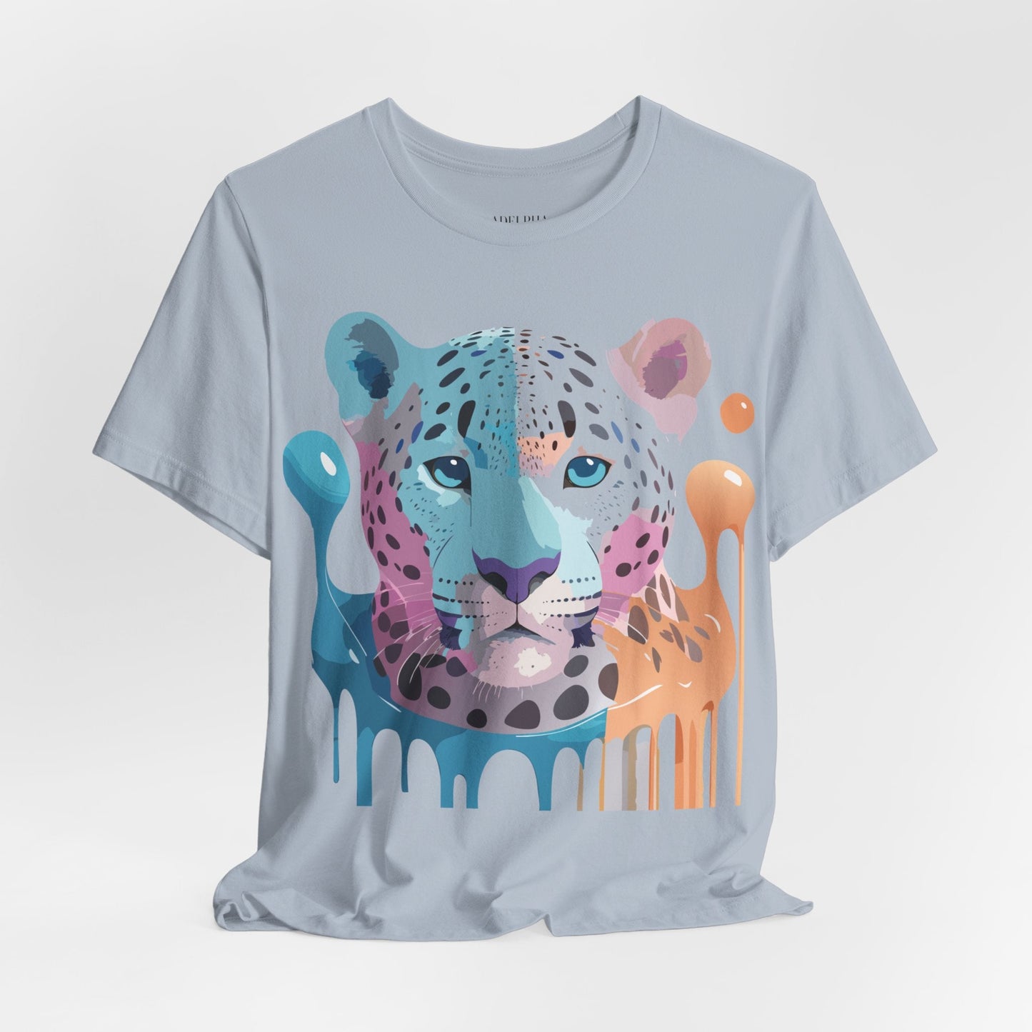 Adelpha Graphic Tee Cheetah Print Unisex Jersey Short Sleeve Shirt Vintage Art