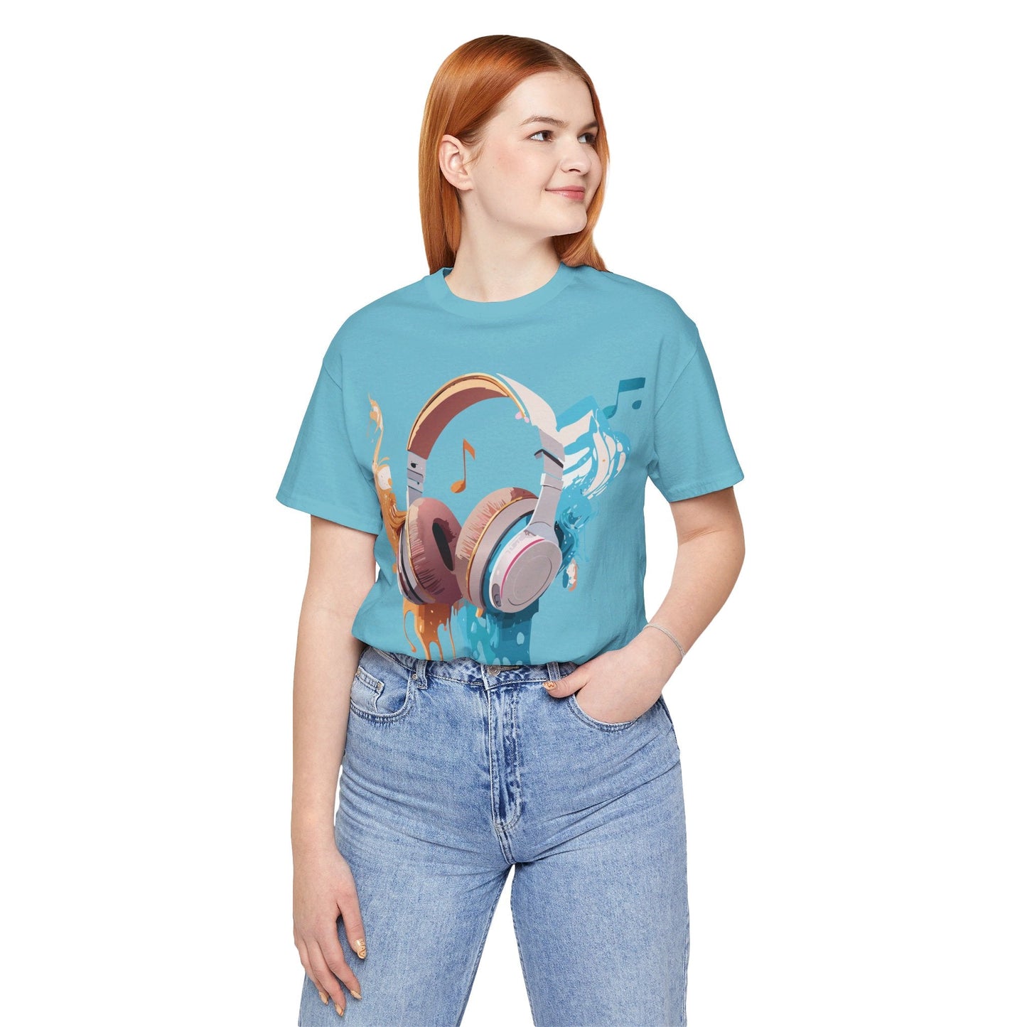 Unisex Graphic T Shirt With Vintage Music Inspired Artwork From Adelpha Short Sleeve Tee