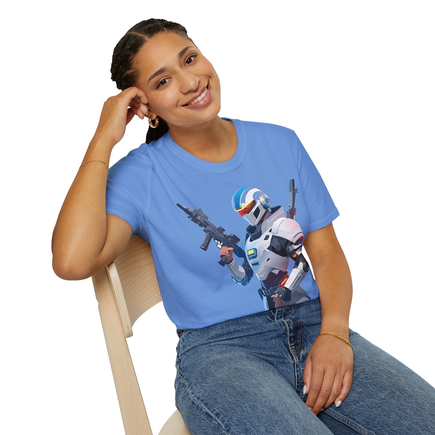Robocop Graphic Unisex Cotton With Cyber Man Artwork Tee 2