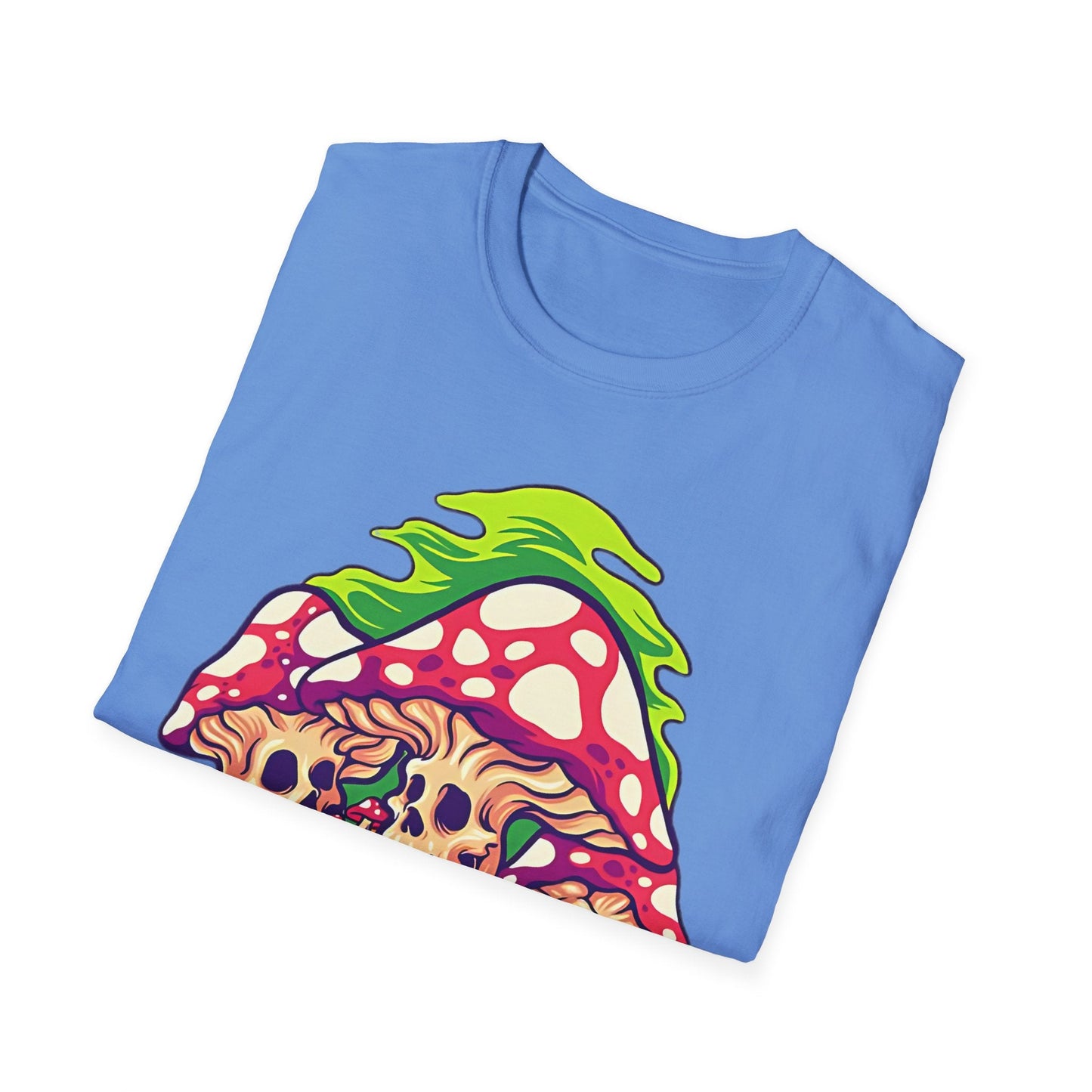 Mashroom Tee Shirt Unisex Softstyle Gildan 64000 Cotton With Funny Mashroom Design