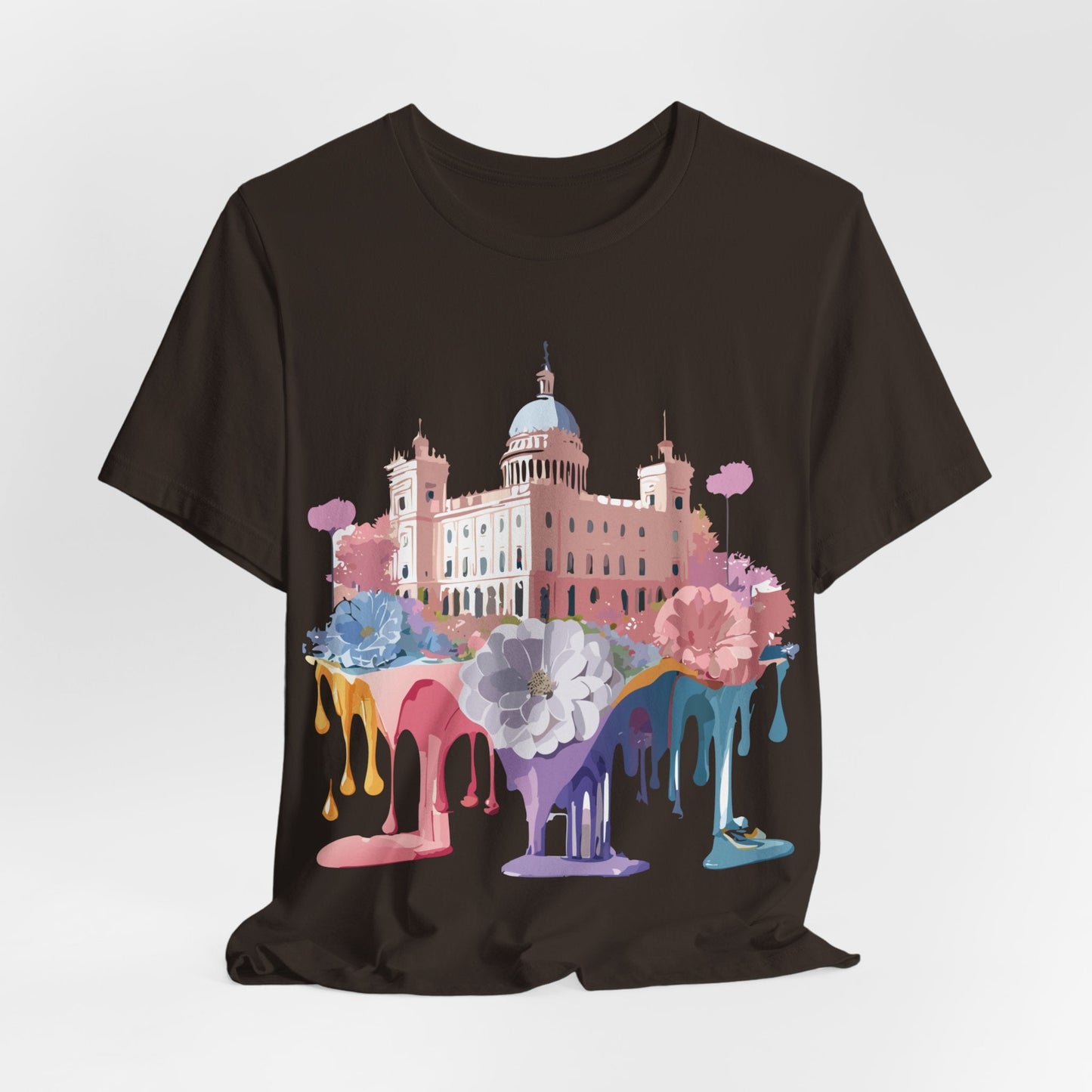 Madrid Tourist Shirt Graphic Tee Unisex Vintage Inspired Artwork By Adelpha Premium Streetwear