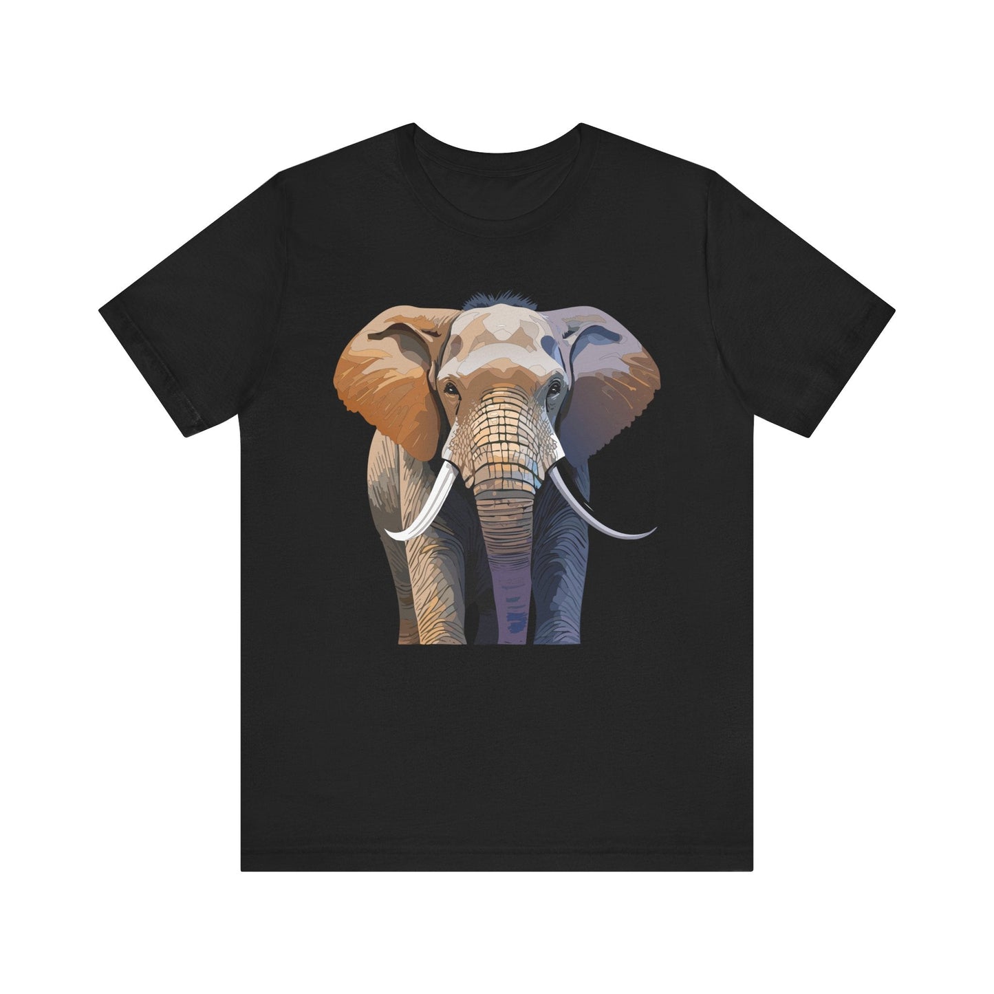 Unisex Animal Art Design Tee Shirt With Wildlife Animals Short Sleeve Everyday Comfort