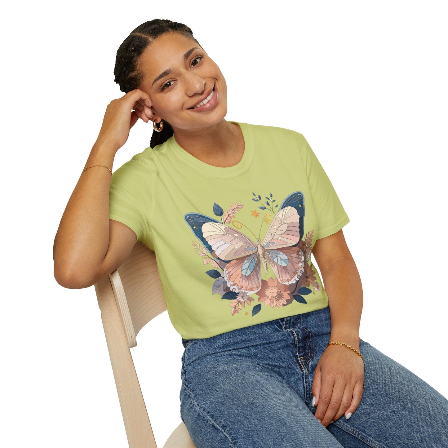 Monarch Butterfly Shirt Unisex Softstyle T Shirt 100 Percent Ring Spun Cotton Gildan 64000