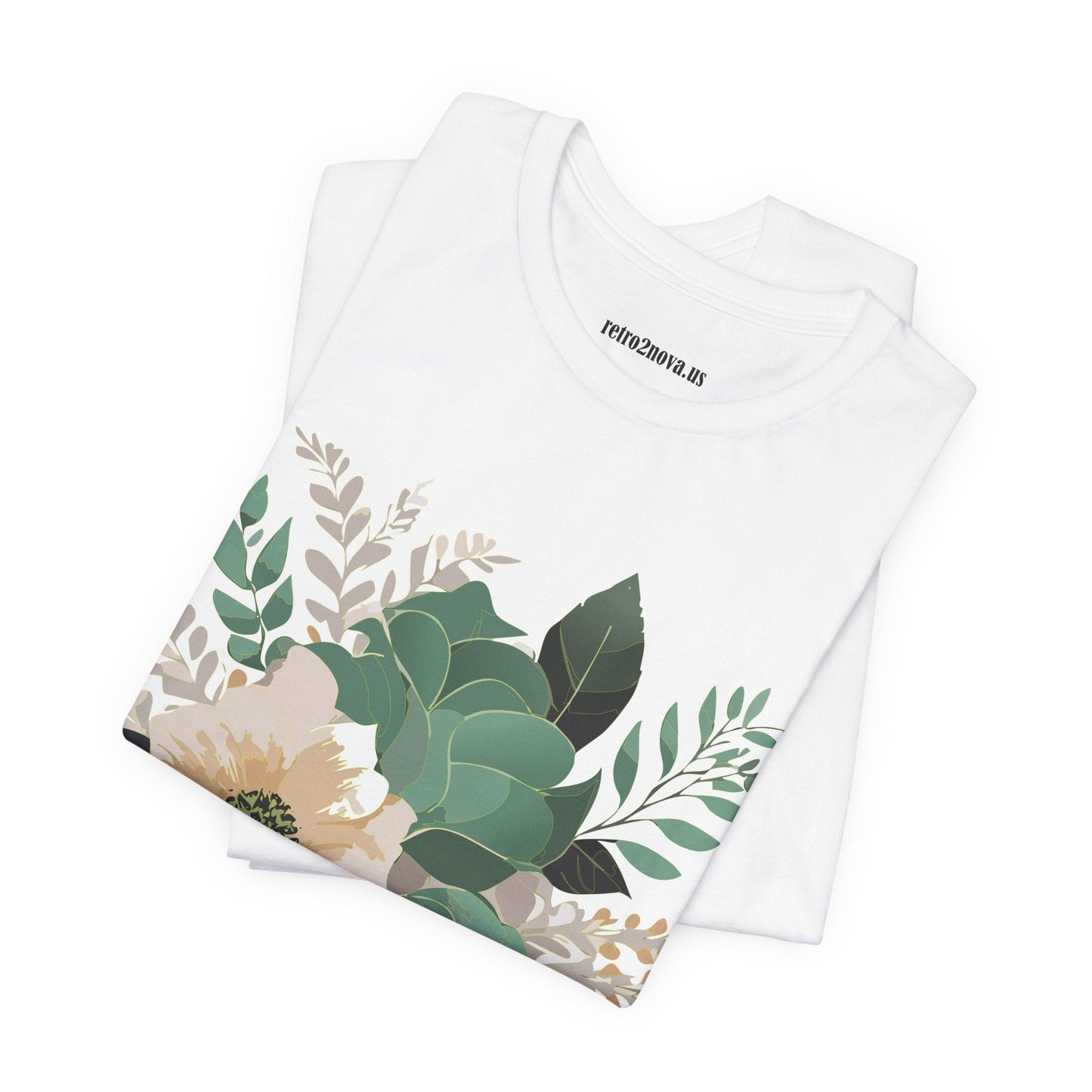 Flowers Shirt Floral Shirt Unisex Jersey Short Sleeve Tee From Flowers Collection Retro2Nova