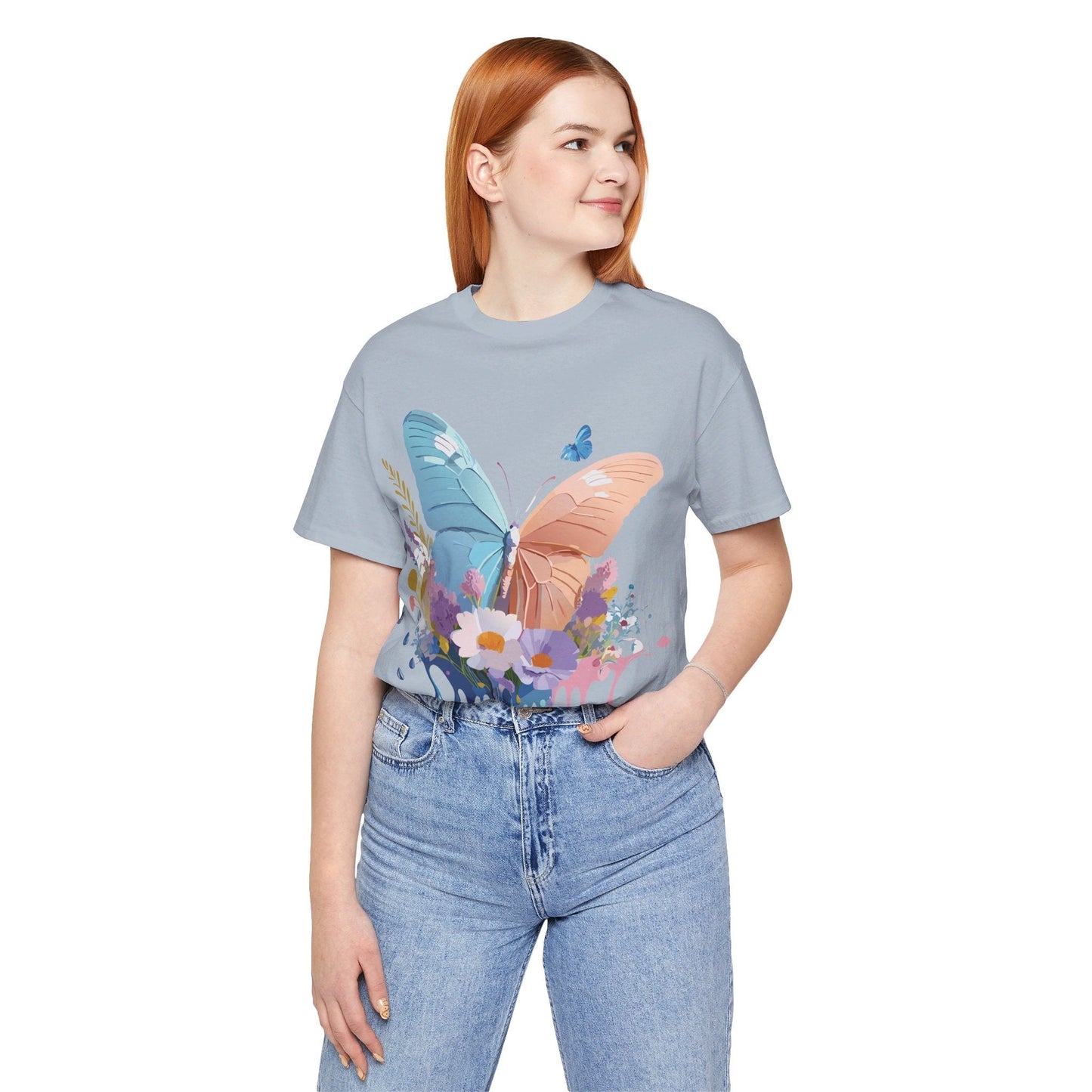 Butterfly Graphic Tee By Adelpha Unisex Vintage Inspired Art Shirt