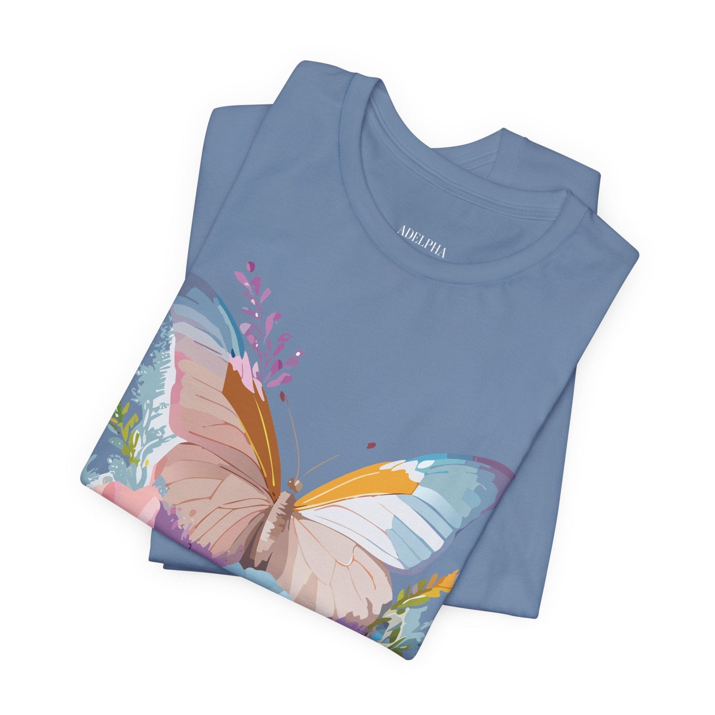 Butterfly Graphic T Shirt Unisex Adelpha Vintage Art Design Tee