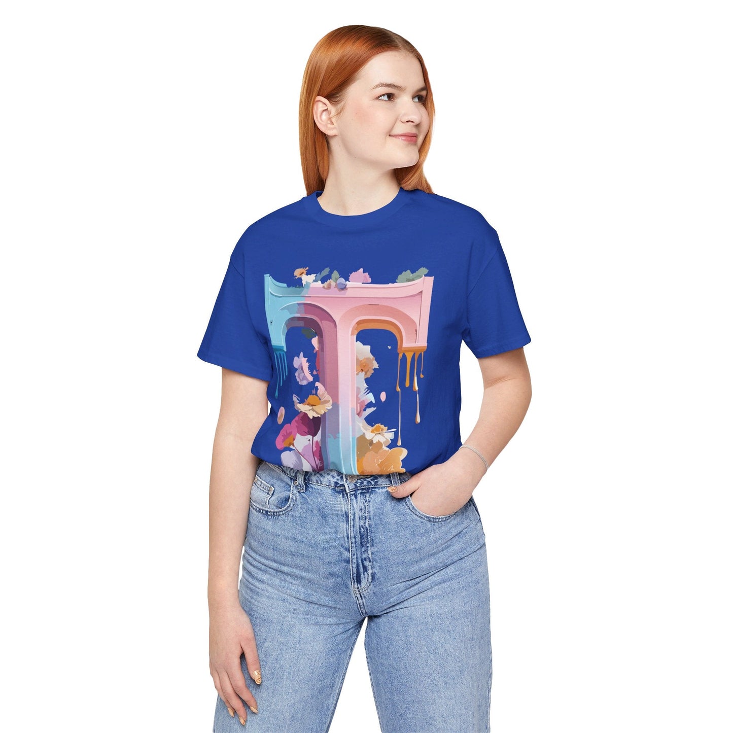 Unisex Graphic Letter T Shirt by Adelpha Vintage Inspired Art Tee Short Sleeve Premium