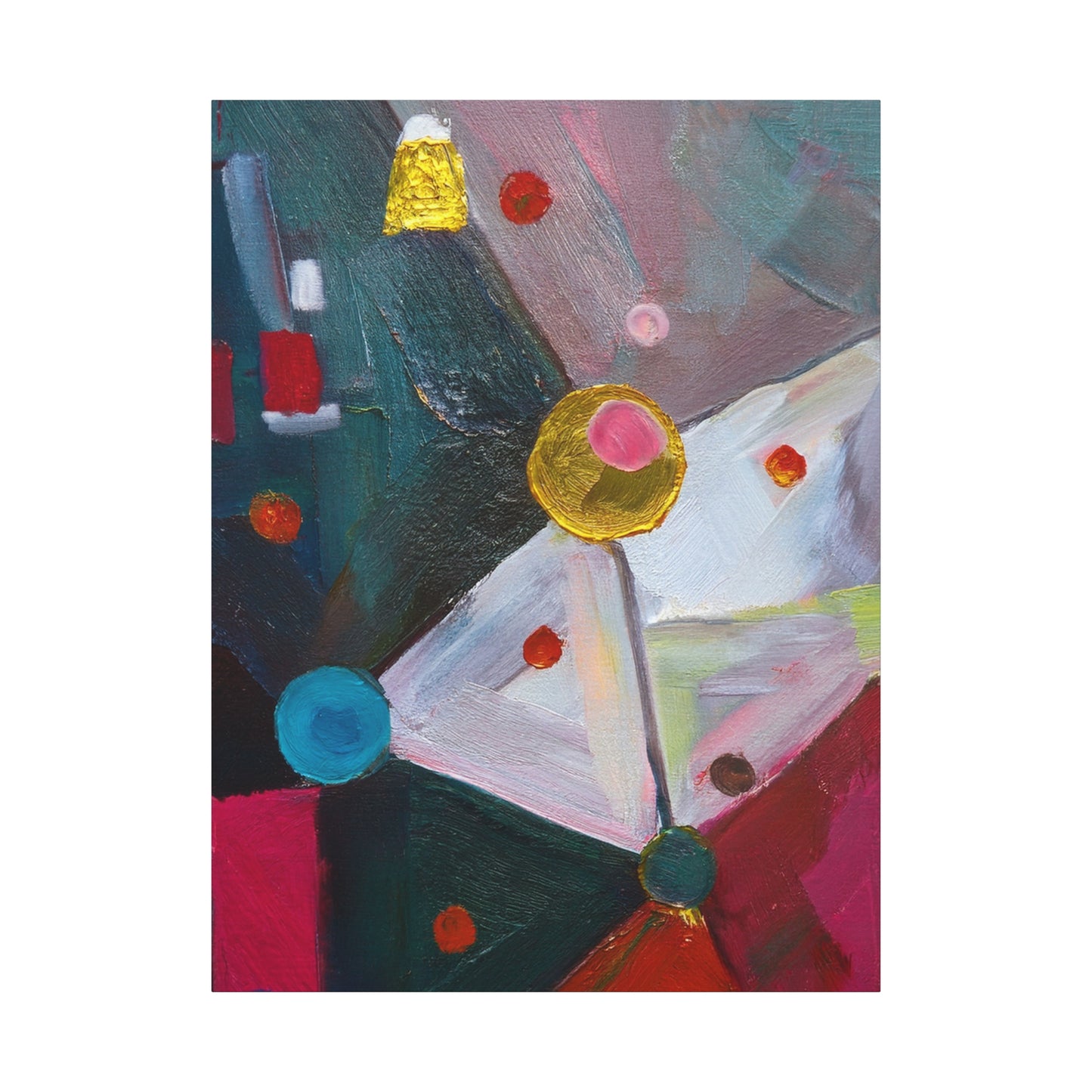 Abstract Oil Painting Print Canvas 20x24,20x30,24x30 24x32,24x36,30x40 32x48,36x48,40x60 Pine-Wood Inner Frame ABS-166