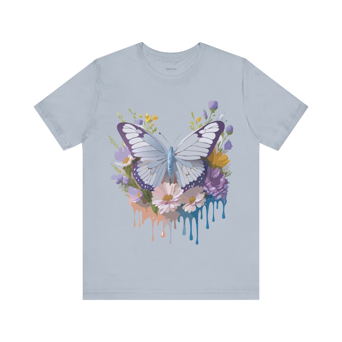 Adelpha Vintage Inspired Graphic Tee Unisex Short Sleeve Shirt