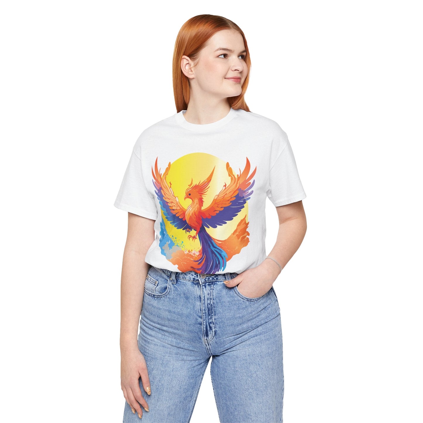 Unisex Animal Print Tee Shirt With Art Design Wild Animals Short Sleeve Comfort Fit