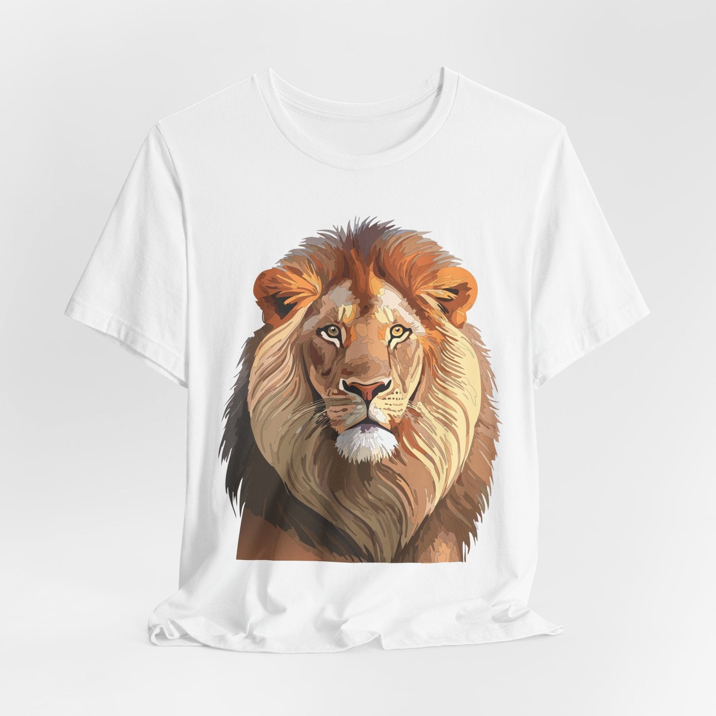 Unisex Animal Graphic Tee Shirt With Wild Animals Art Design For Everyday Wear Casual