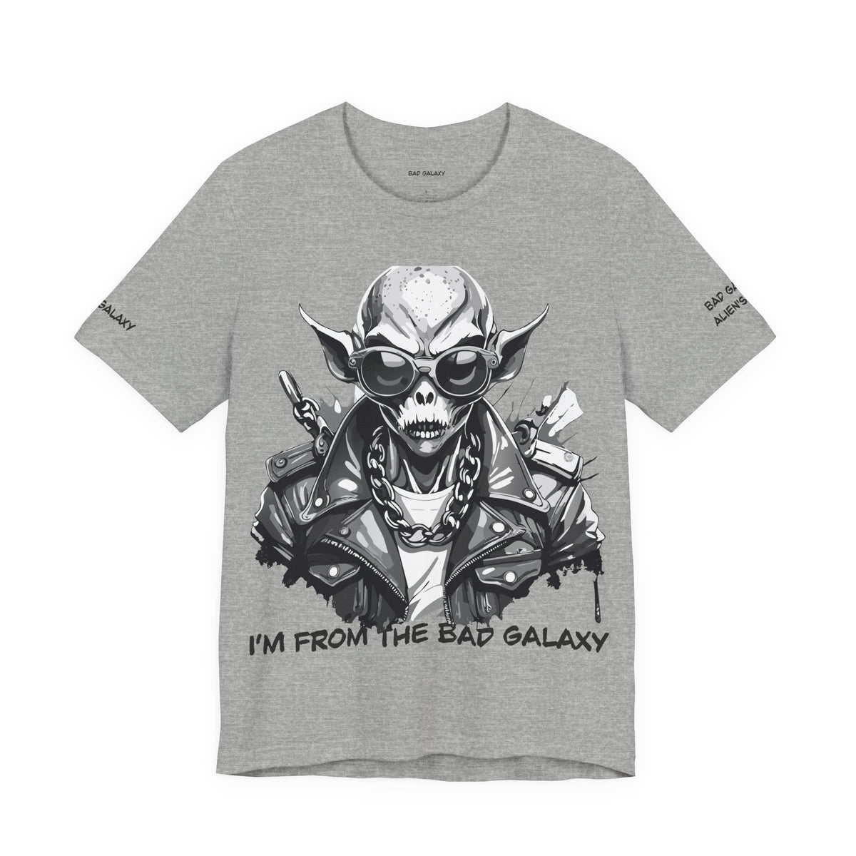 Alien Graphic Unisex Cotton Bella+Canvas Tee with Art Design b60