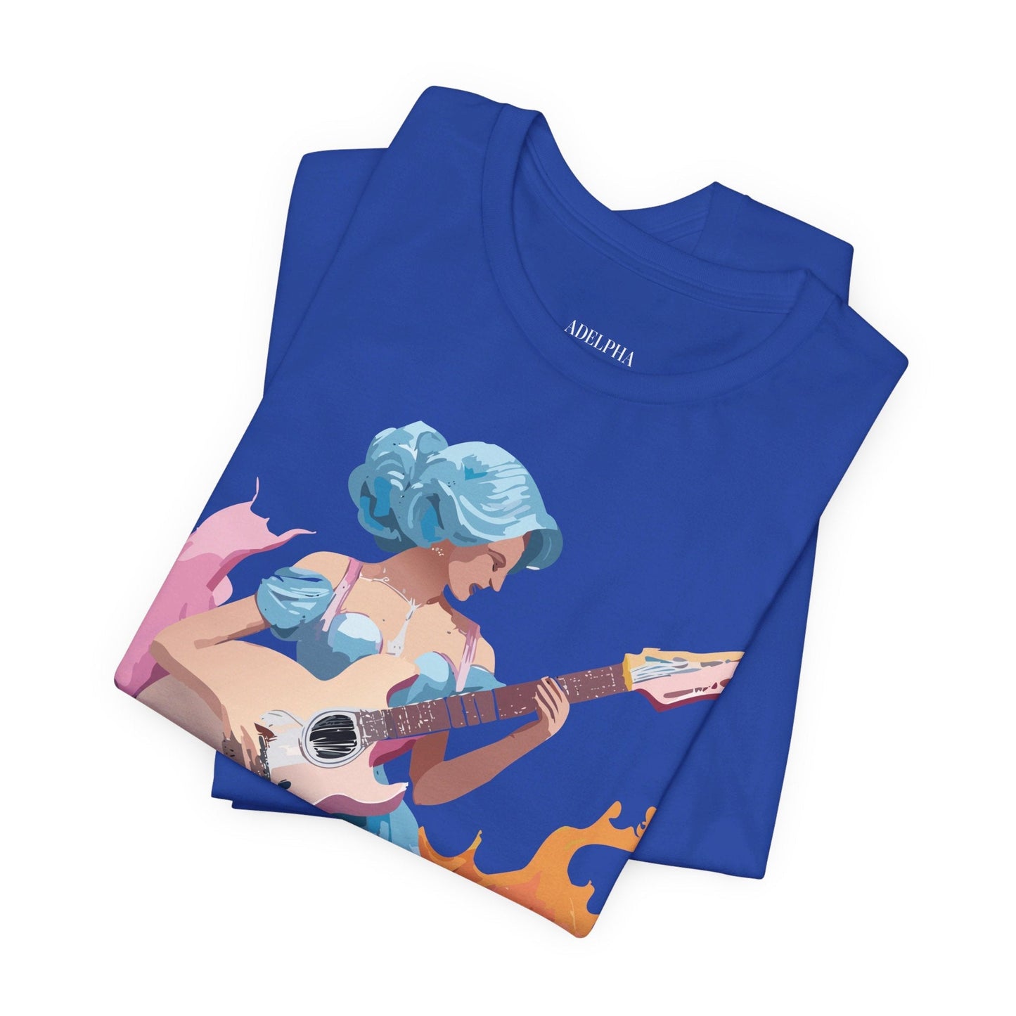 Adelpha Unisex Graphic Tee With Vintage Inspired Art Design Short Sleeve Premium Everyday Wear