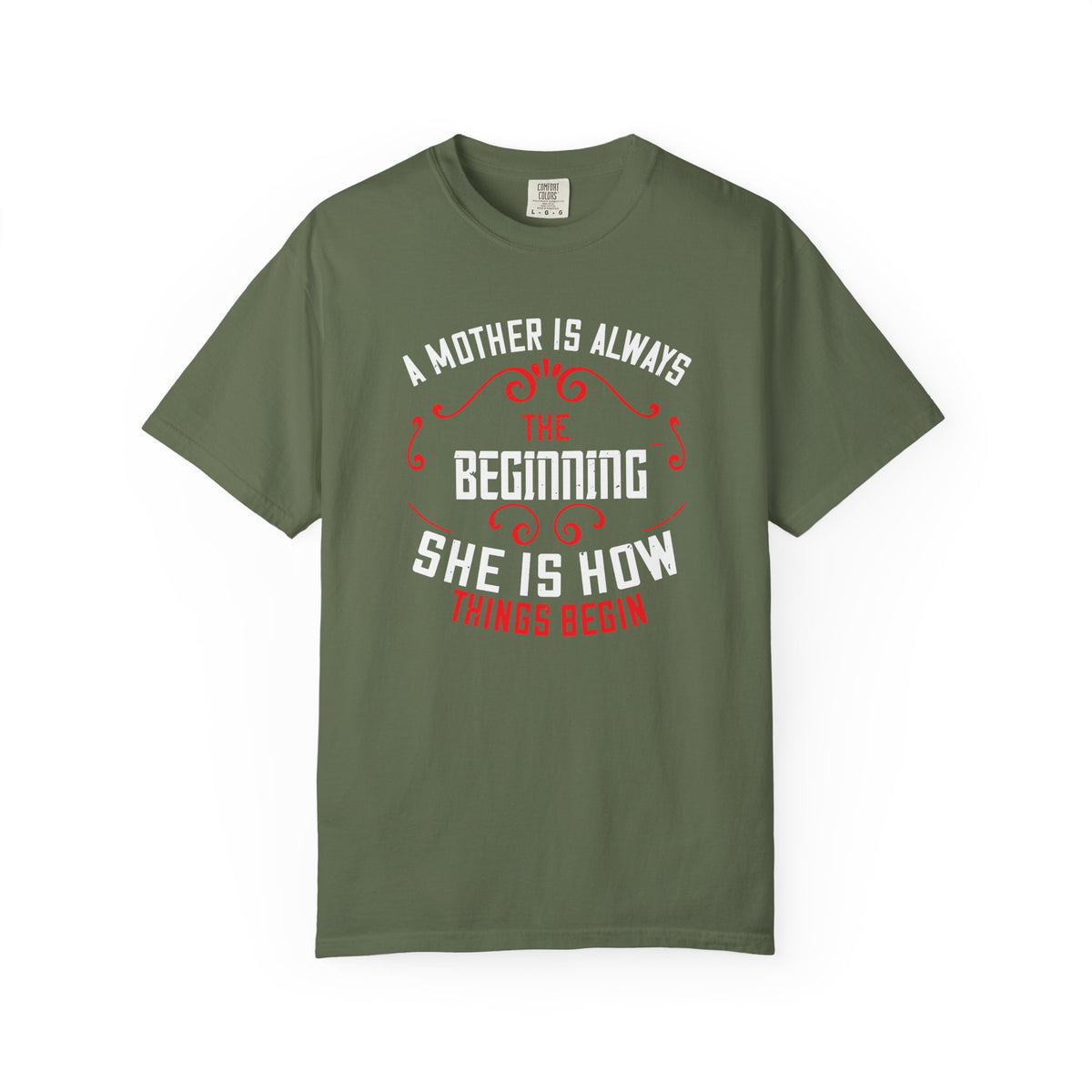 Mom T-shirt Mother Day Mama Tee Unisex Comfort Colors Garment-Dyed Cotton h53