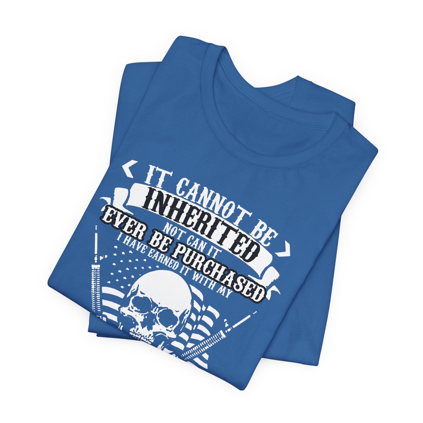 Army Veteran Patriotic Graphic Design Unisex Cotton T-Shirt v54