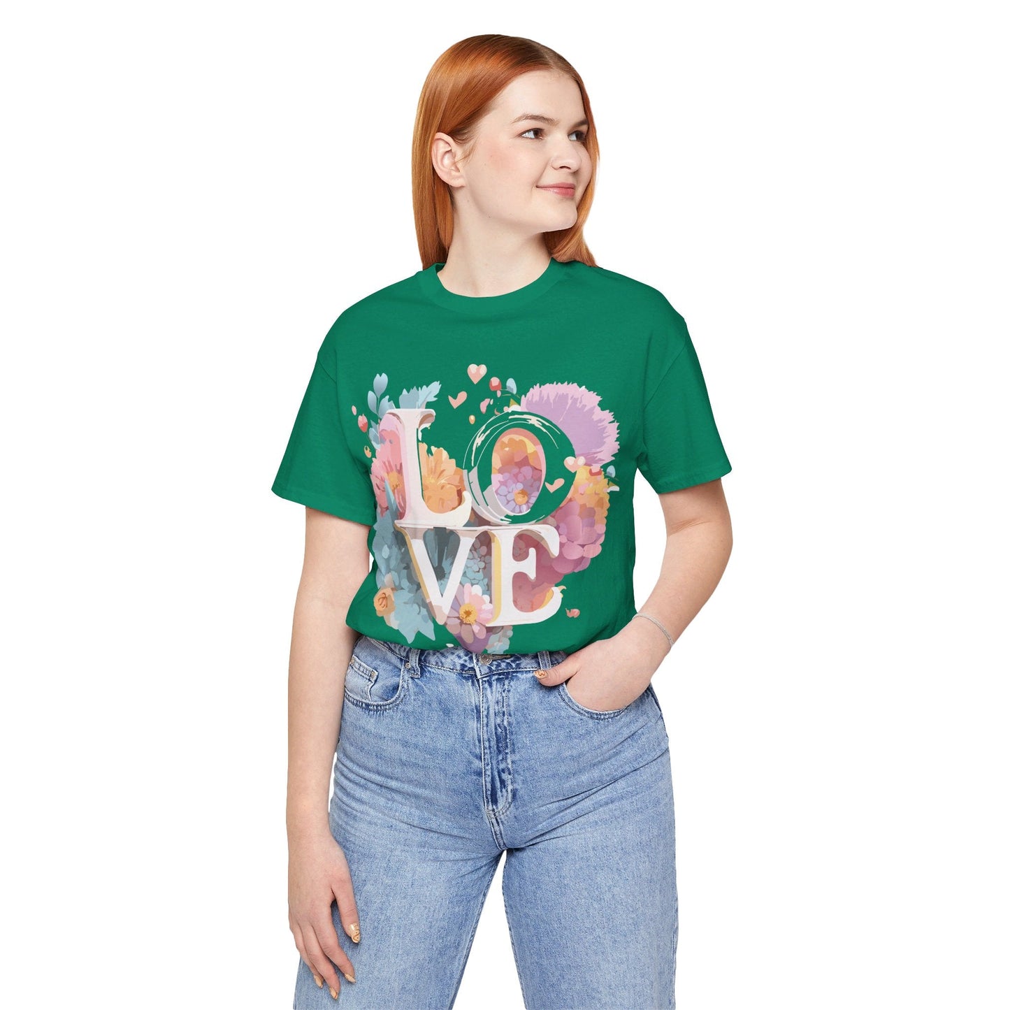 Valentine Graphic Tee Unisex Jersey Short Sleeve Art Design By Adelpha Vintage Artwork