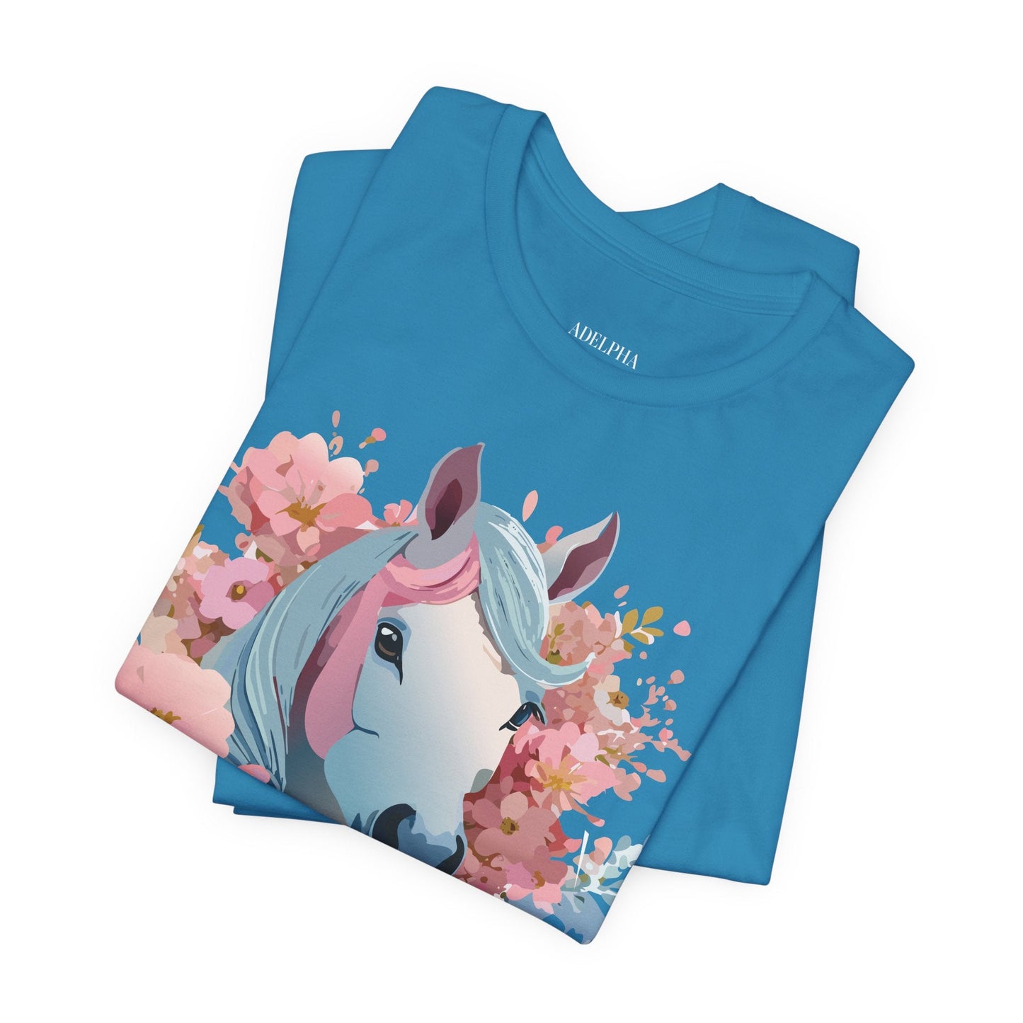 Horse Graphic Unisex 100 Cotton Vintage Animal Art T-Shirt 14