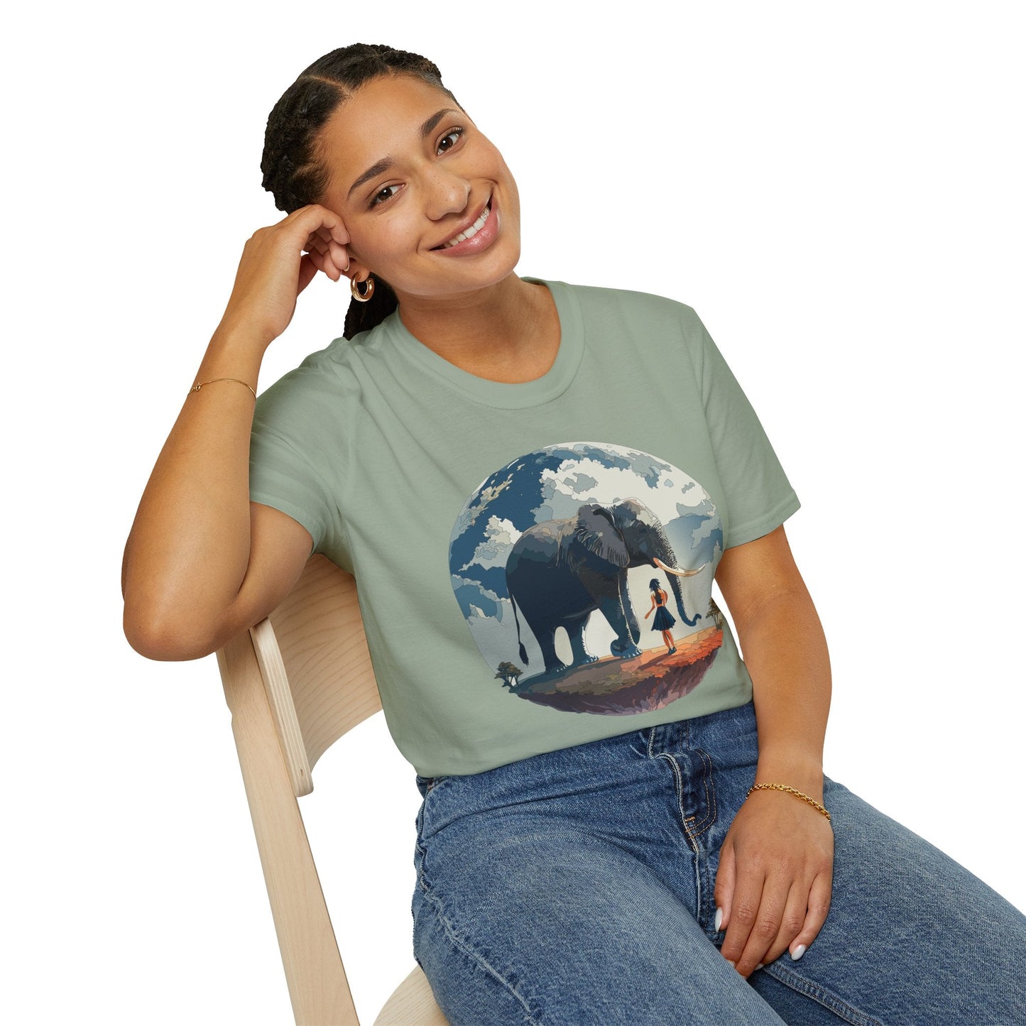 Womens Graphic T Shirt Art Design Tee Softstyle Gildan 64000 100 Percent Ring Spun Cotton