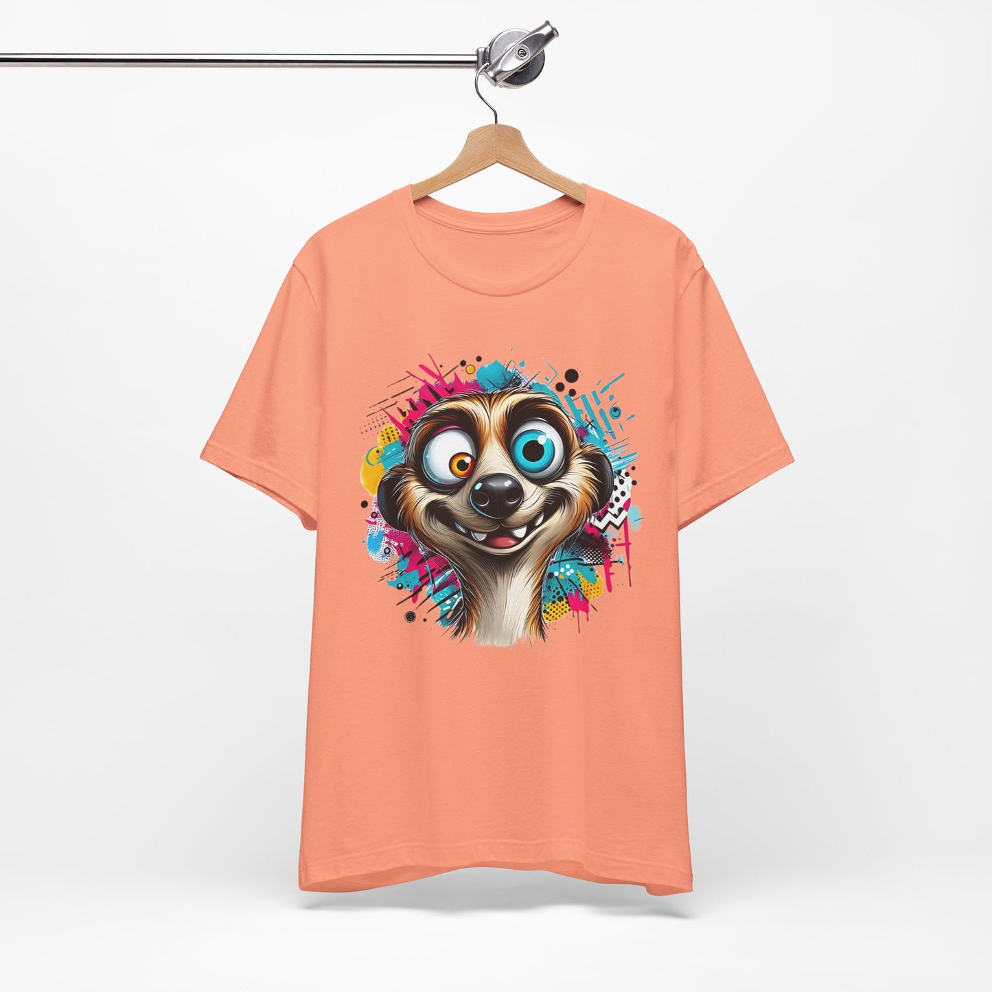 Squirrel Shirt, Funny Squirrel Tee Shirt, Funny Animal T-Shirt, Cartoon Top, Animal Tees, Art Design T-Shirt, Graphic Tee