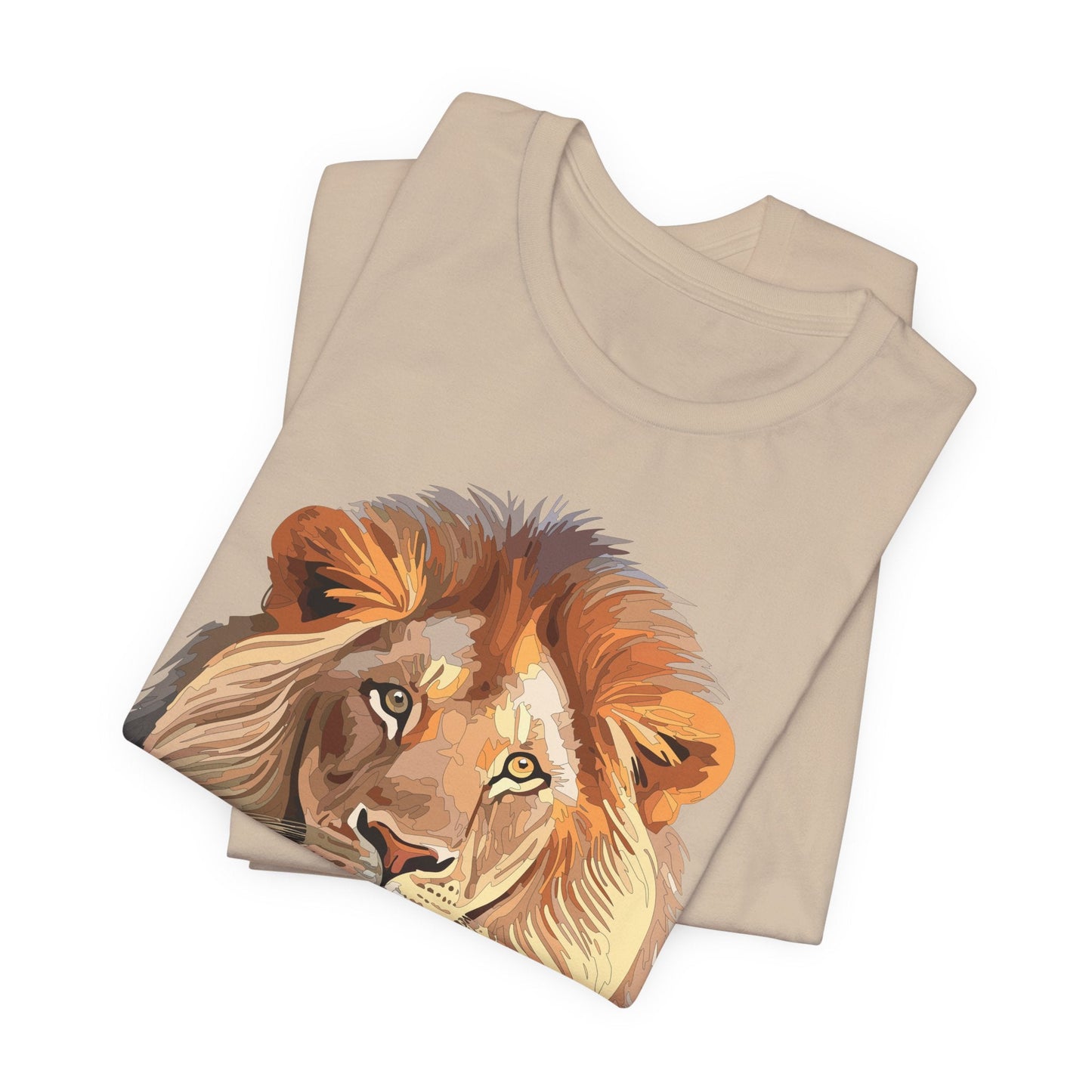 Unisex Animal Graphic Tee Shirt With Wild Animals Art Design For Everyday Wear Casual