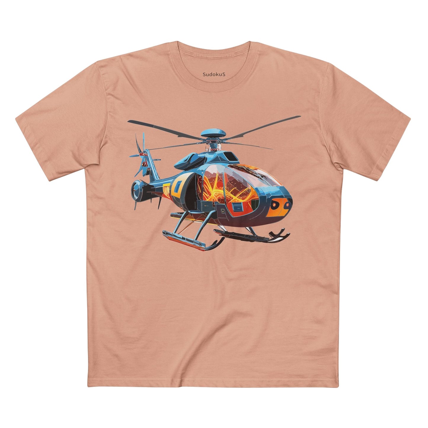Chopper Graphic Unisex 100 Cotton Staple Tee 4