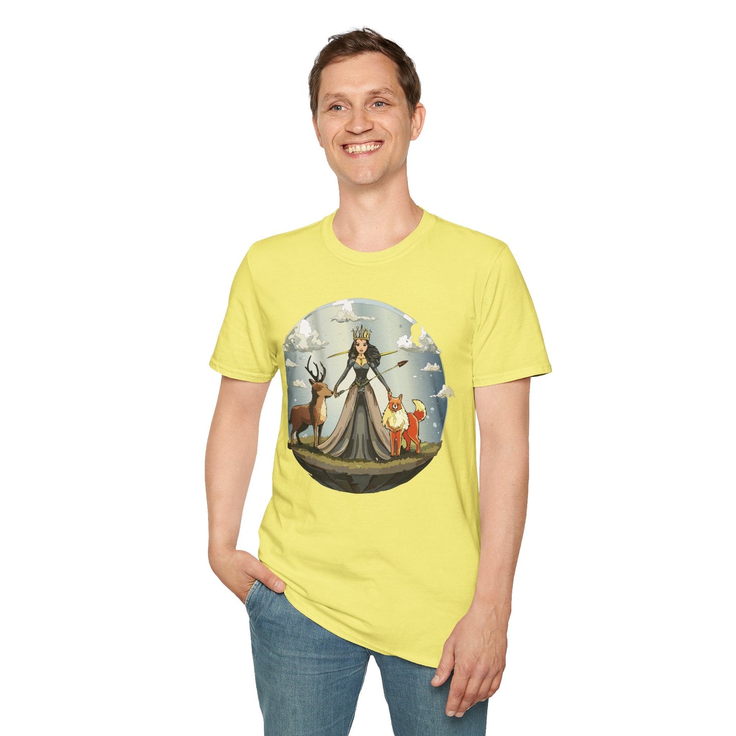 Womens Graphic T Shirt Art Design Tee Softstyle Gildan 64000 Cotton Comfort Fit Casual Wear