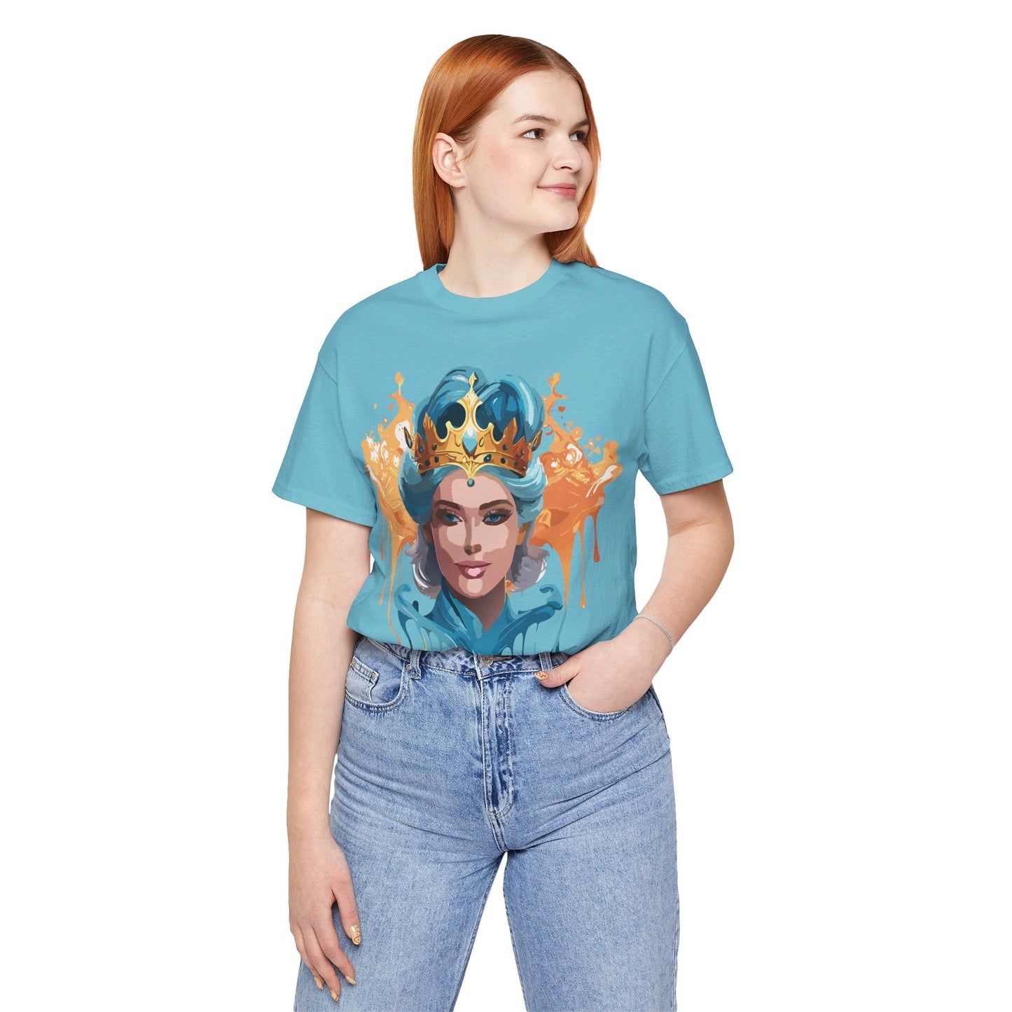 Queen Woman Portrait Graphic Unisex 100 Cotton Vintage Artwork Tee 17