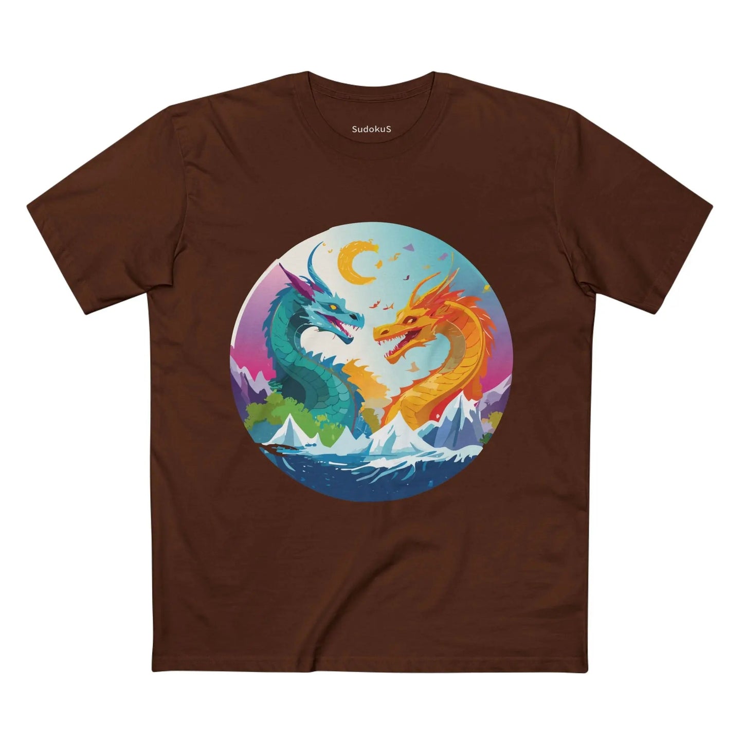Dragon Graphic Unisex 100 Cotton Staple Tee 17