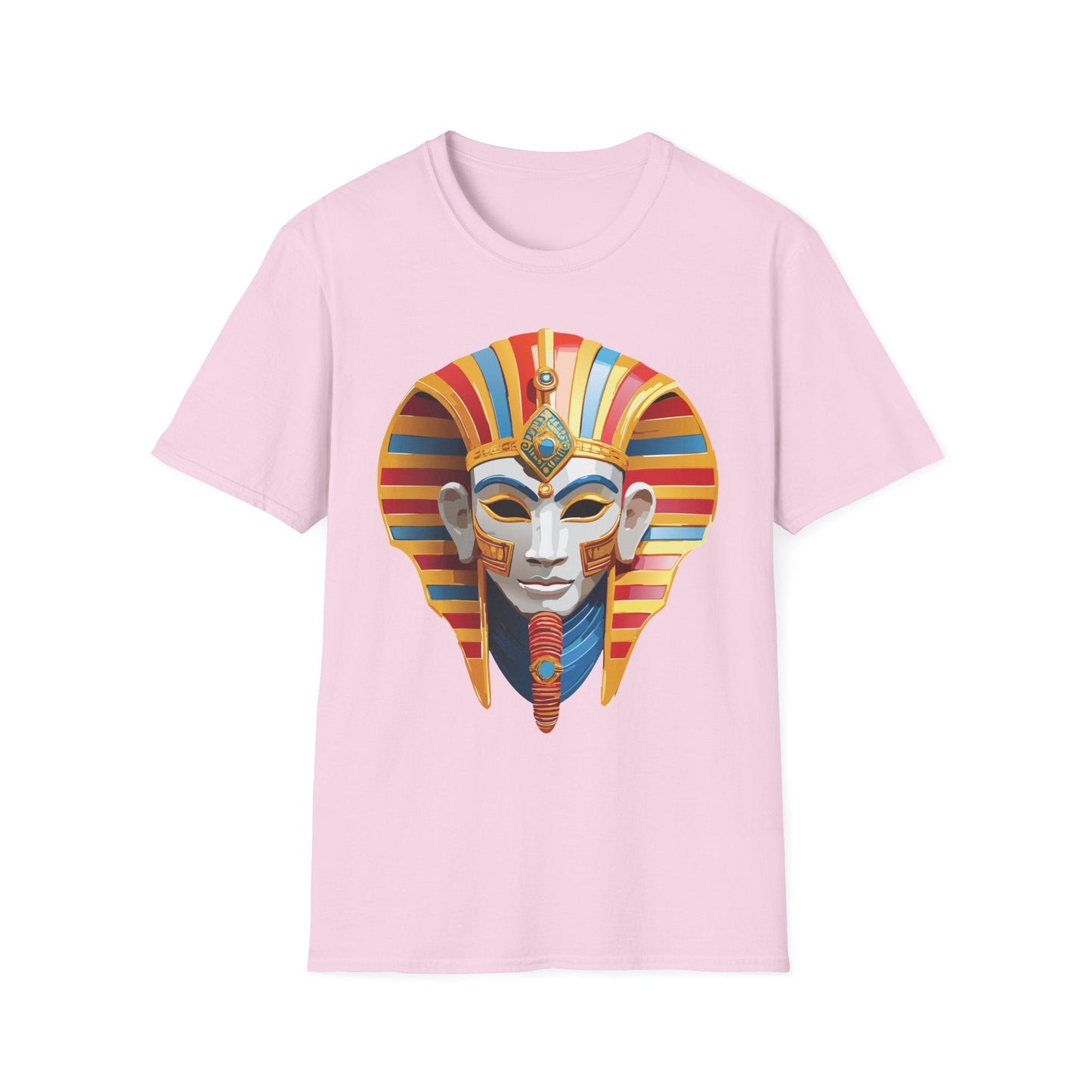 Mask Tee Shirt Unisex Art Design Masquerade Tee Gildan Softstyle 64000 Lightweight Cotton