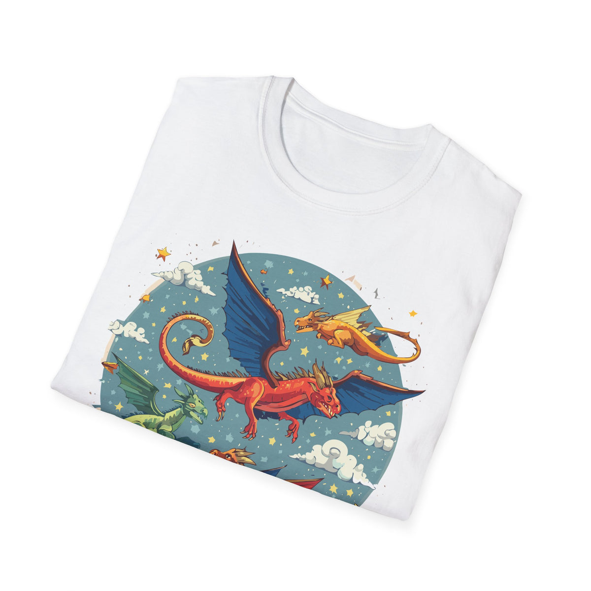 Dragon Graphic Tee Gildan Unisex 100 Cotton Tee Shirt with Animal a42