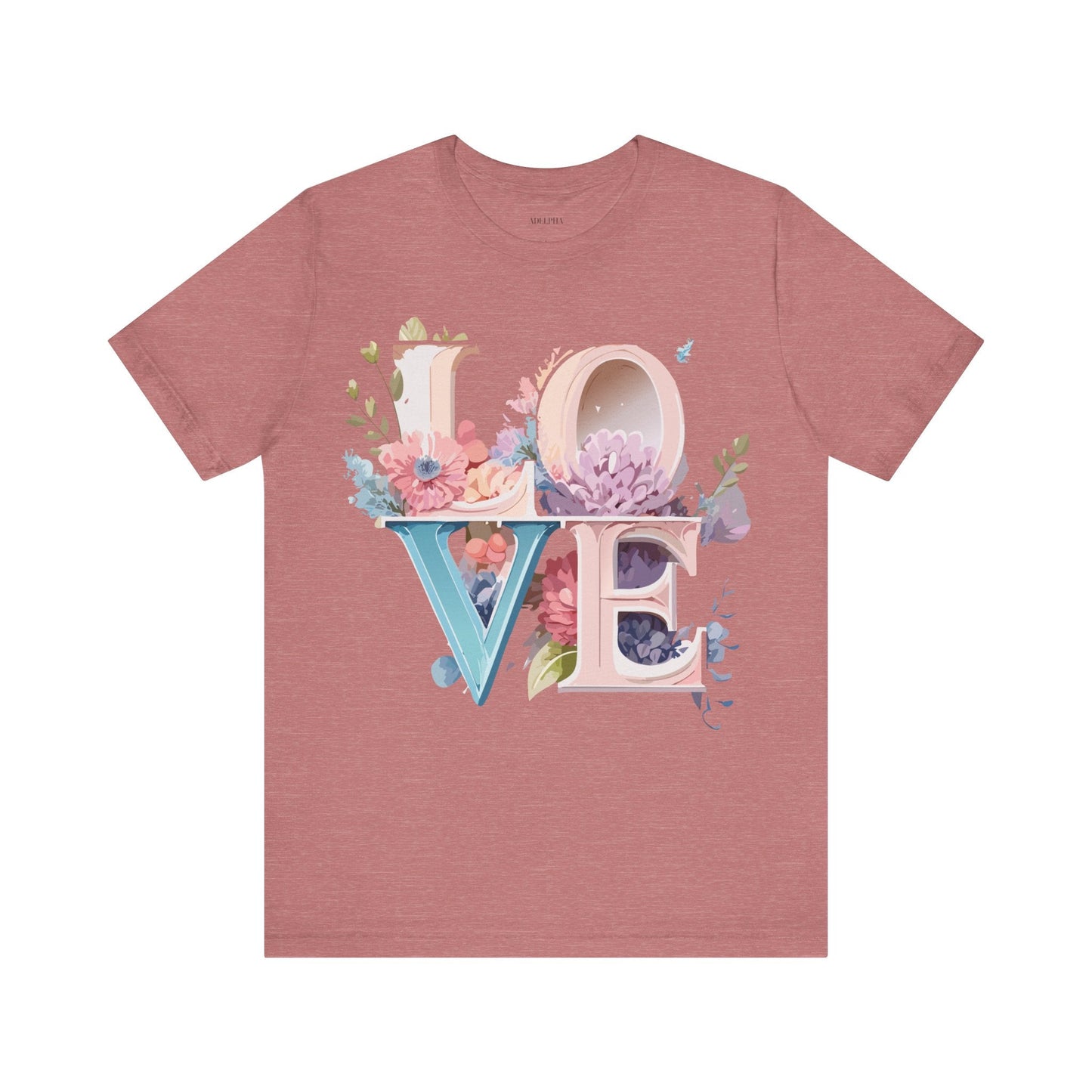 Adelpha Vintage Inspired Graphic T Shirt Unisex Jersey Short Sleeve Valentine Design