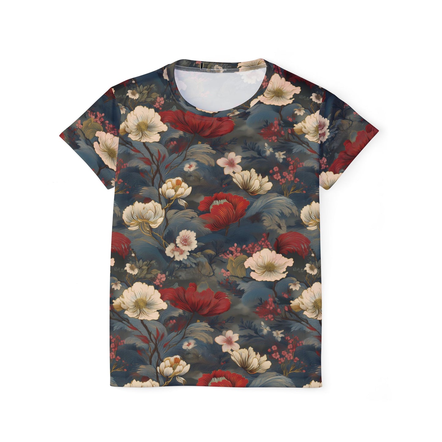 Women Poly Shirt with Floral Print F347