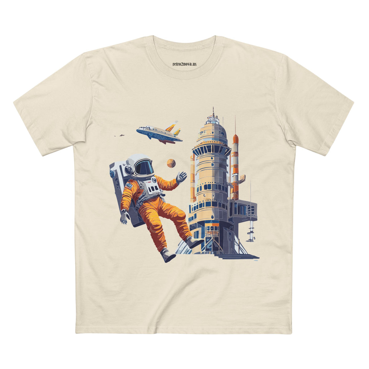 Cosmos Astronaut Graphic Tee Staple Unisex 100 Cotton Tee Shirt - CS-32